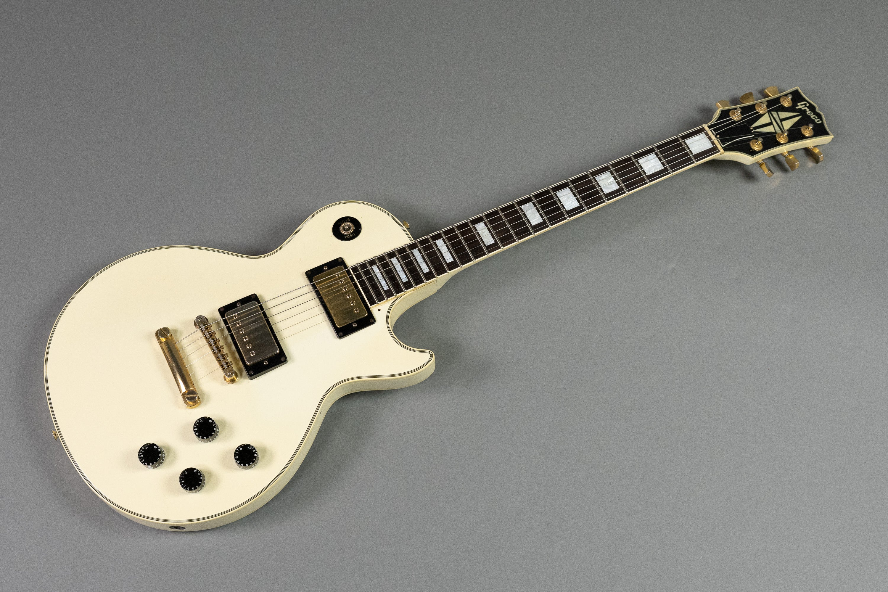 1990 Greco EGW-800 Thin Bodied 'Les Paul' (Japan, White)