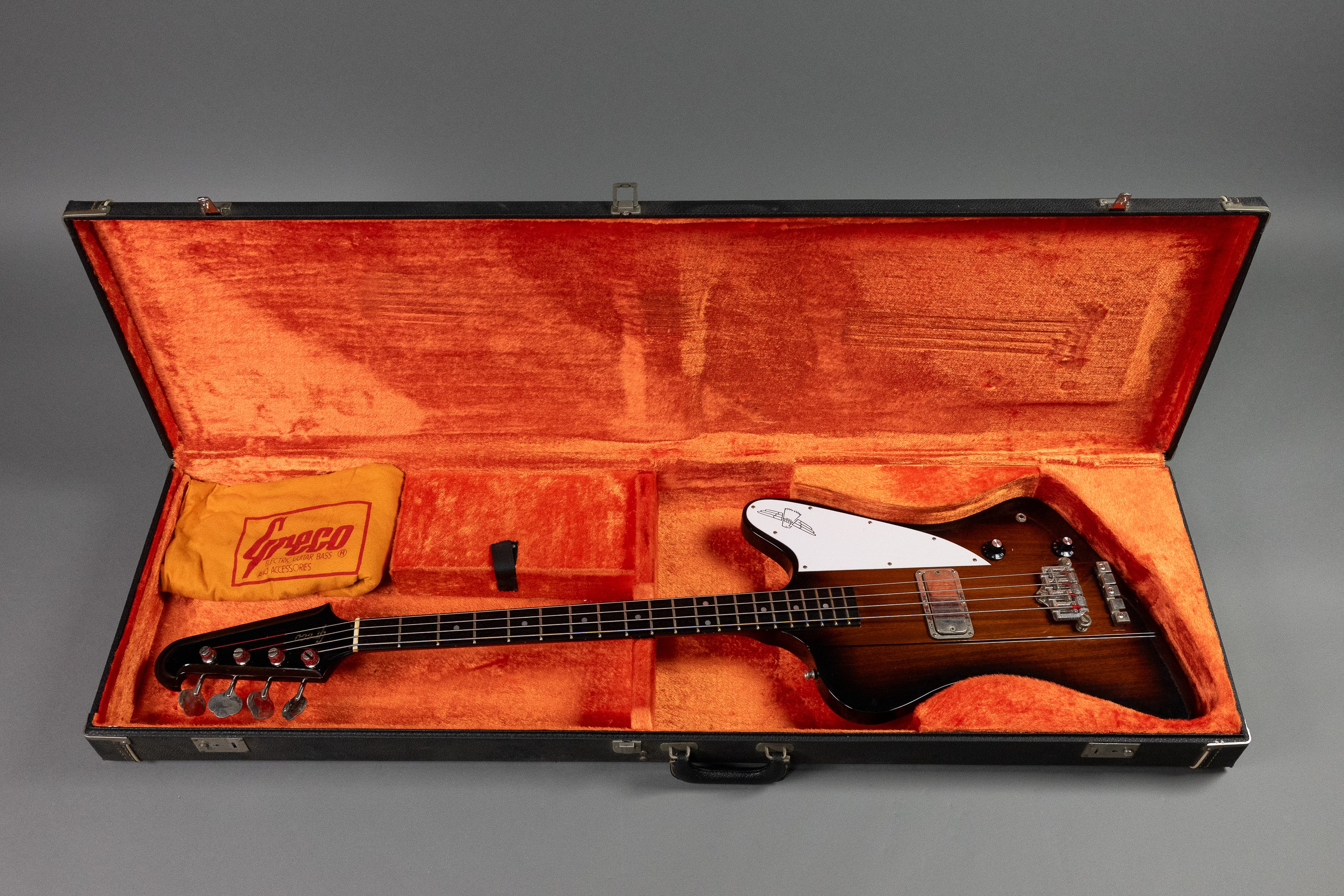 1979 Greco TB-900 Thunderbird Bass (Japan, Sunburst, OHSC)