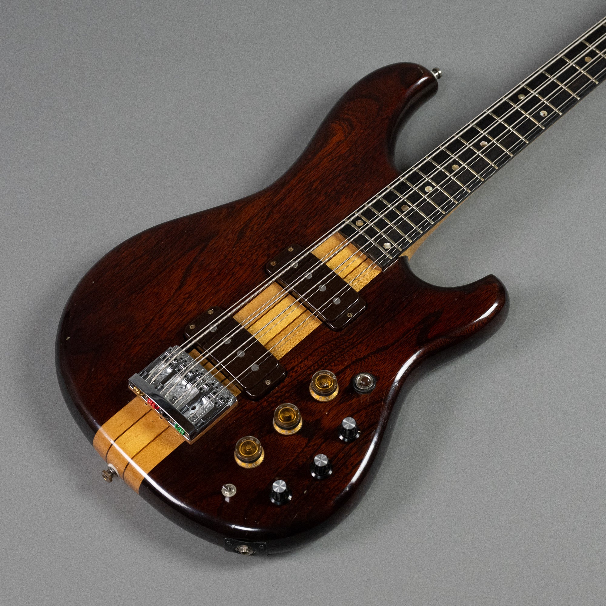 1980 Ibanez Musician MC924 Bass 8 String (Japan, Walnut, Gig Bag)