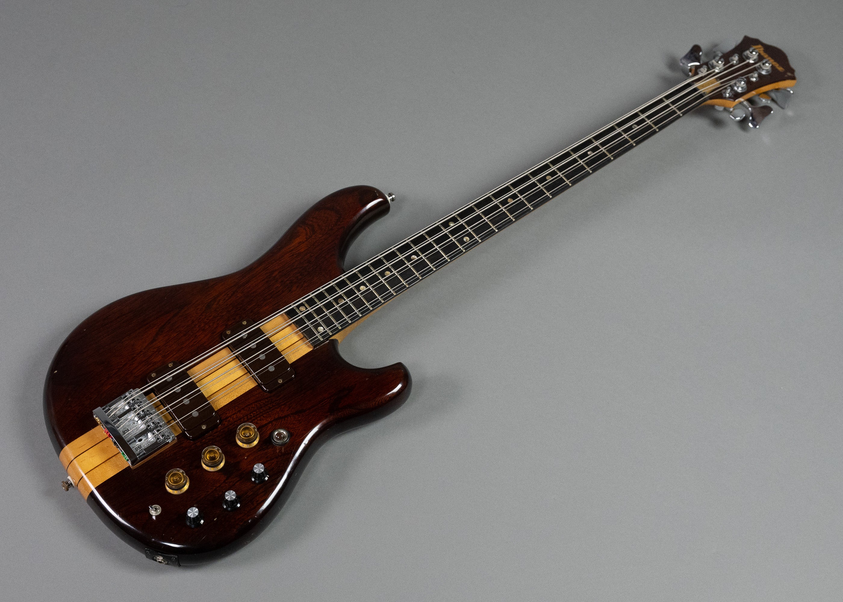 1980 Ibanez Musician MC924 Bass 8 String (Japan, Walnut, Gig Bag)