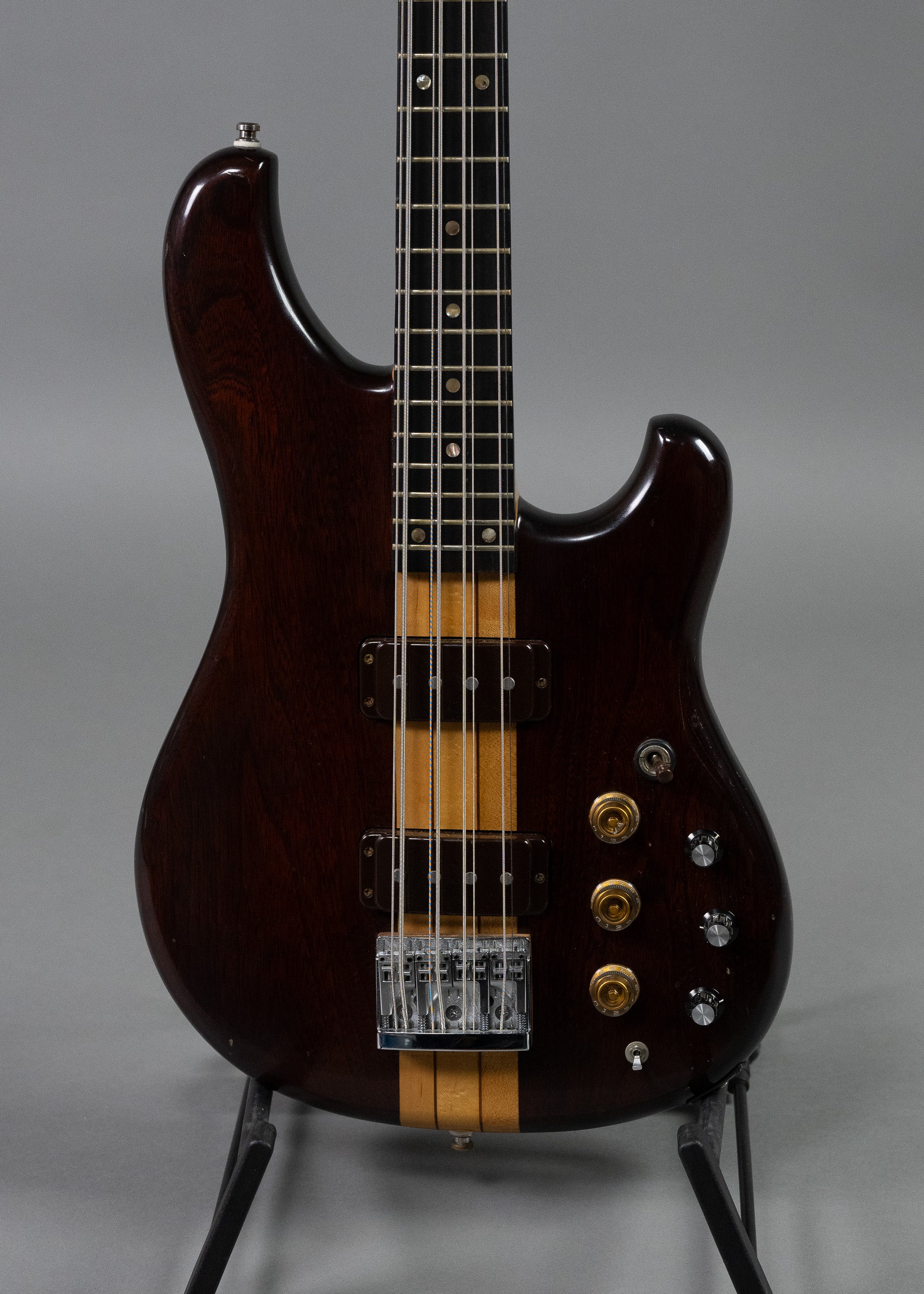 1980 Ibanez Musician MC924 Bass 8 String (Japan, Walnut, Gig Bag)