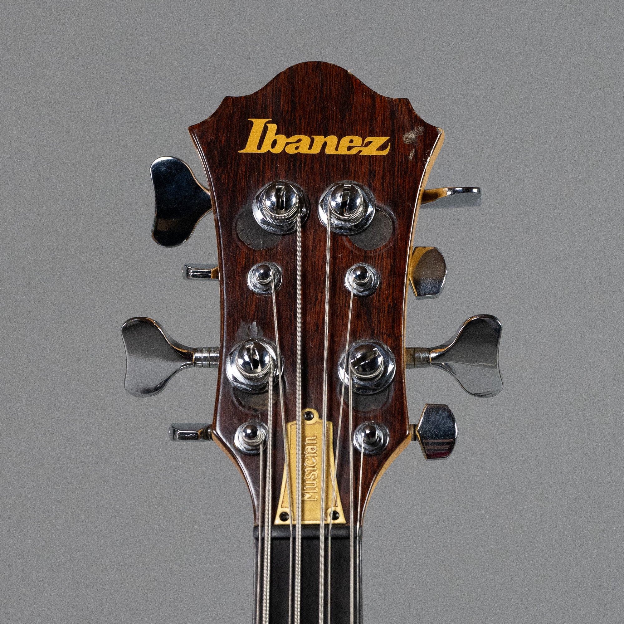 1980 Ibanez Musician MC924 Bass 8 String (Japan, Walnut, Gig Bag)