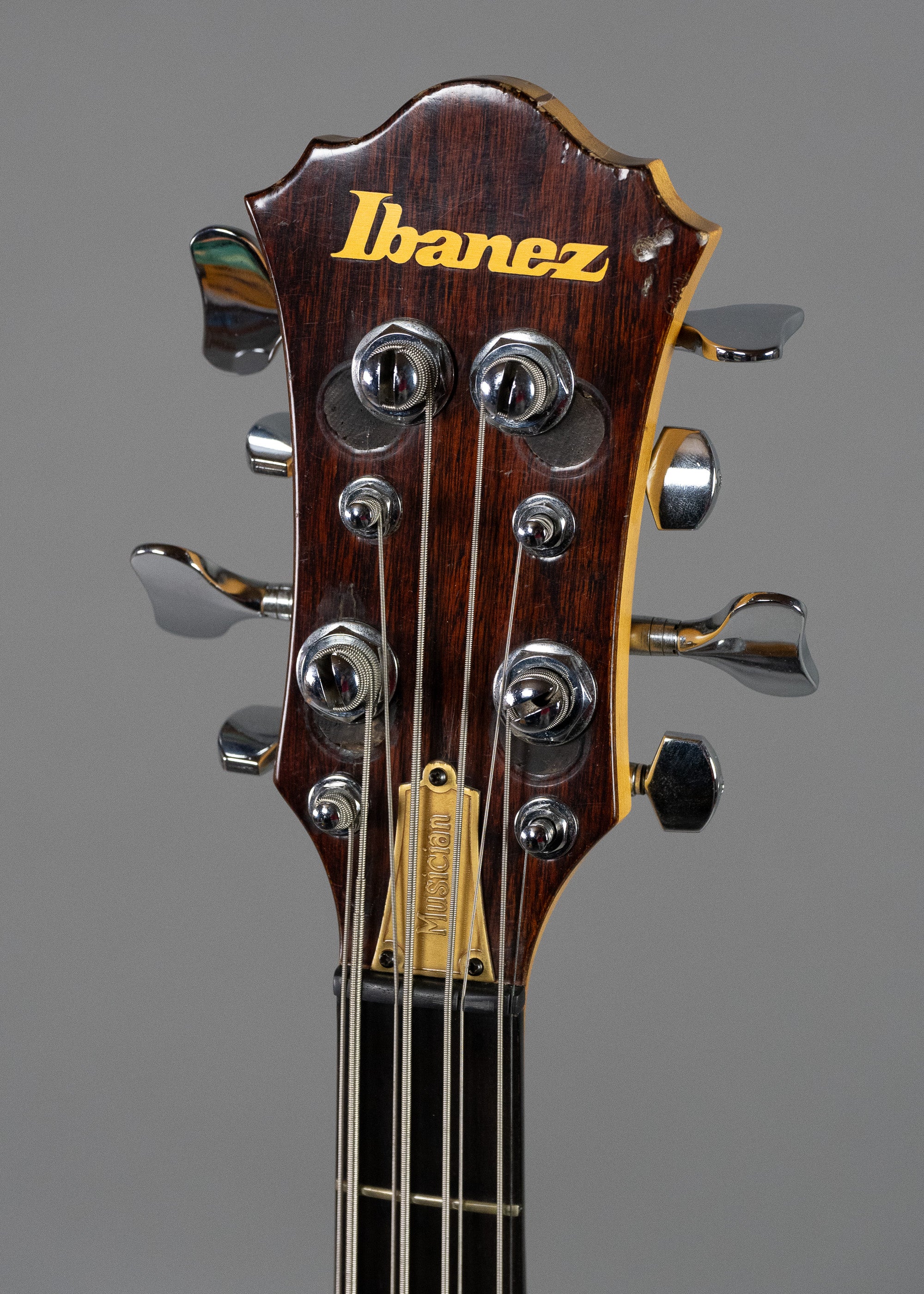 1980 Ibanez Musician MC924 Bass 8 String (Japan, Walnut, Gig Bag)