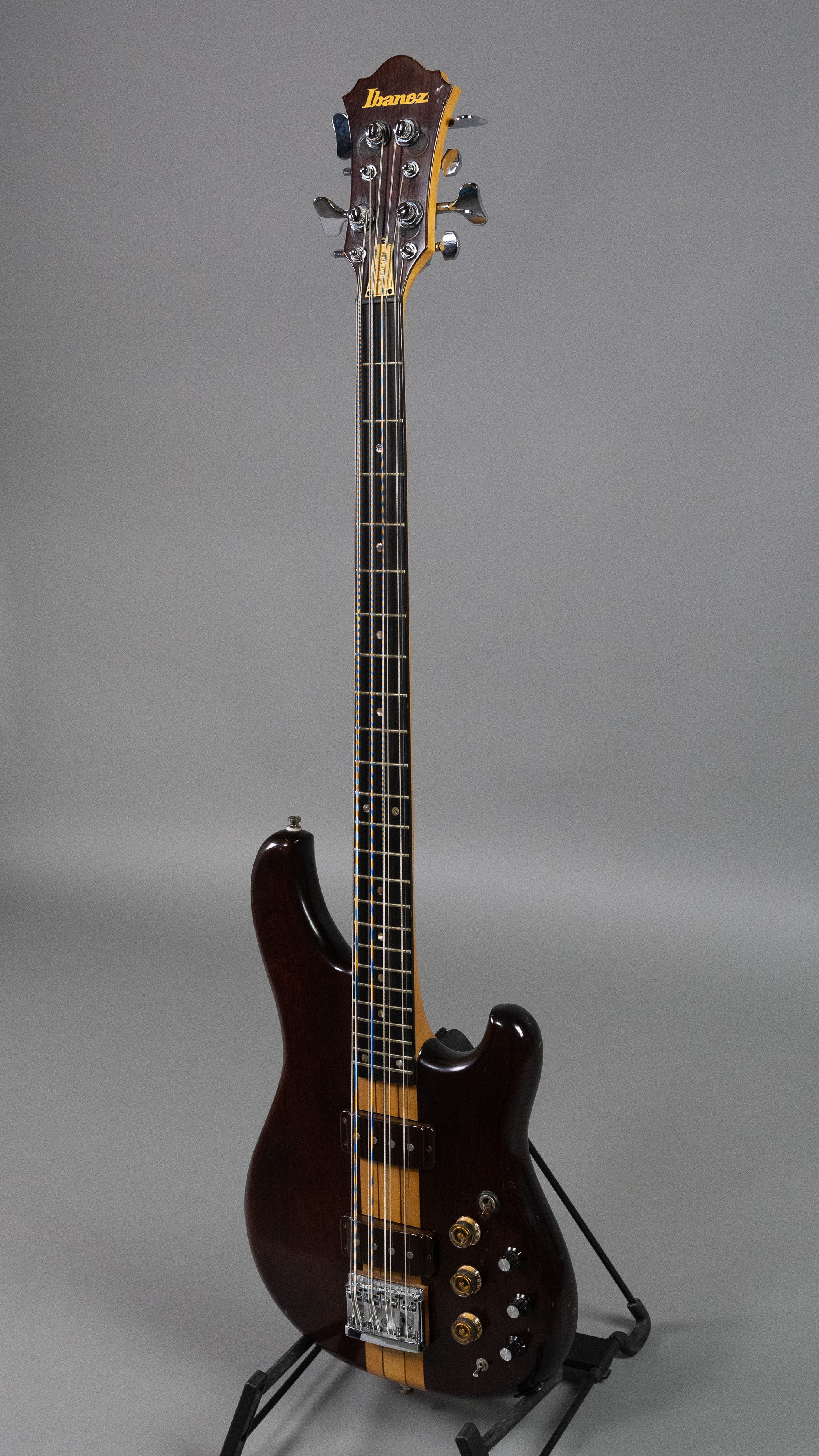 1980 Ibanez Musician MC924 Bass 8 String (Japan, Walnut, Gig Bag)