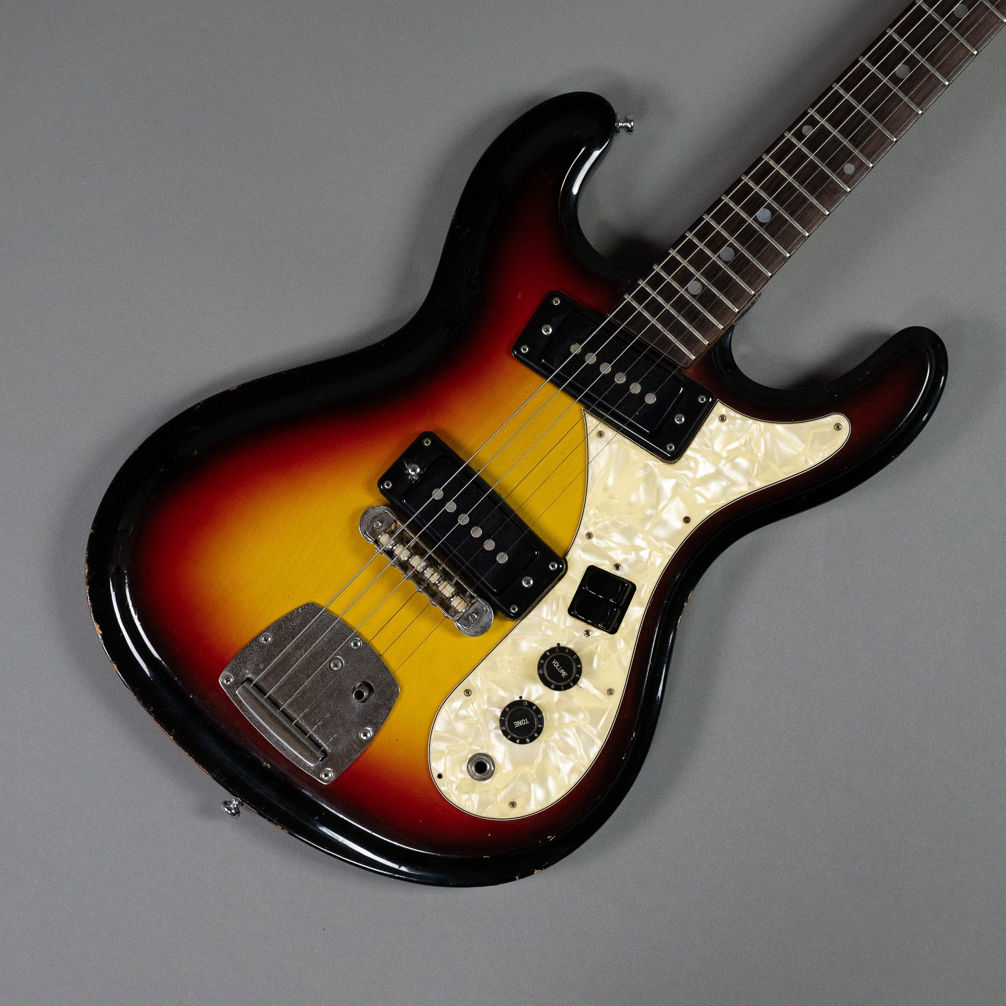 c1970's Univox Hi-Flyer 'Mosrite' (Japan, Sunburst)