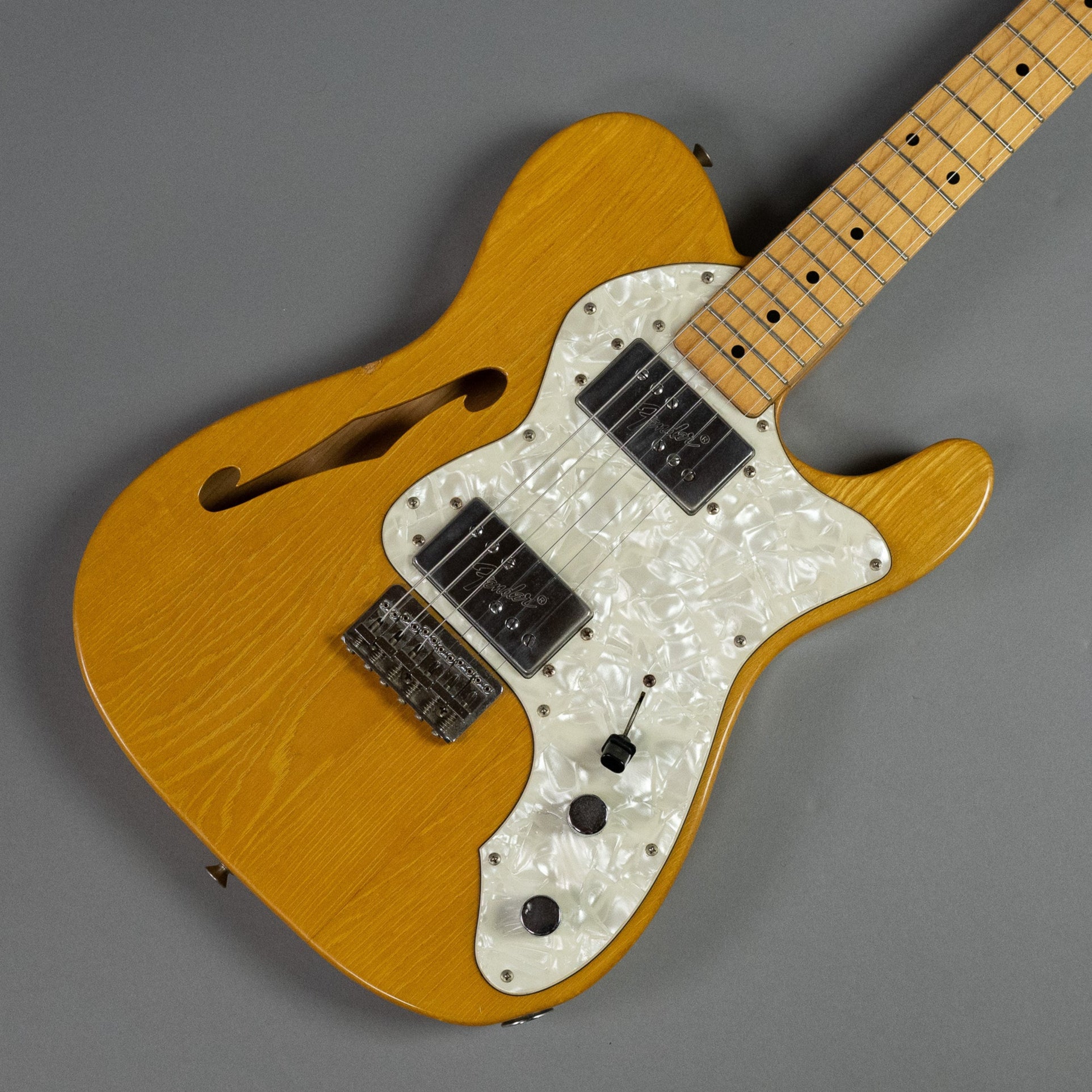 1987 Fender TL-72 Thinline Telecaster (Japan, Natural, HSC)