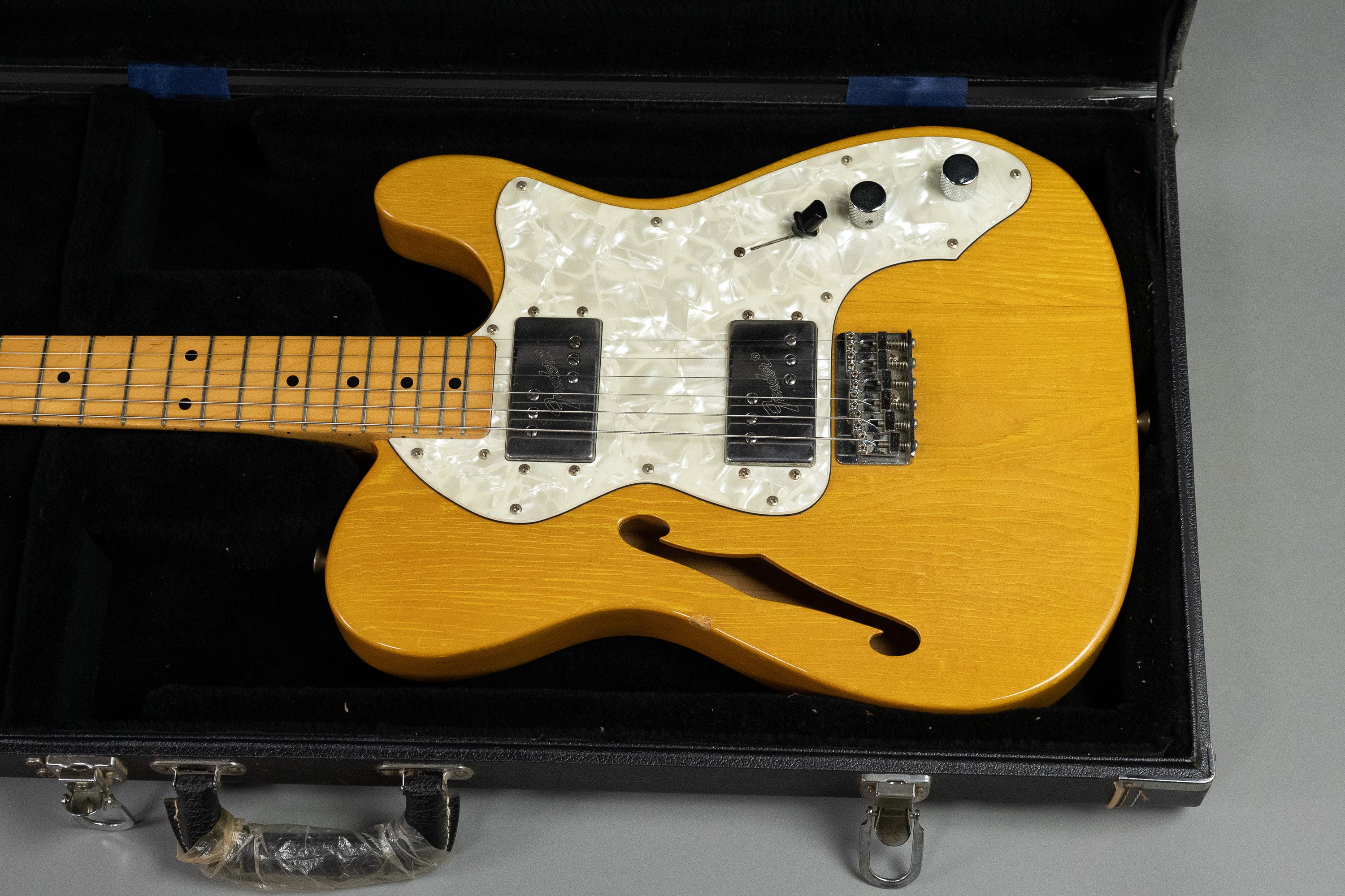 1987 Fender TL-72 Thinline Telecaster (Japan, Natural, HSC)