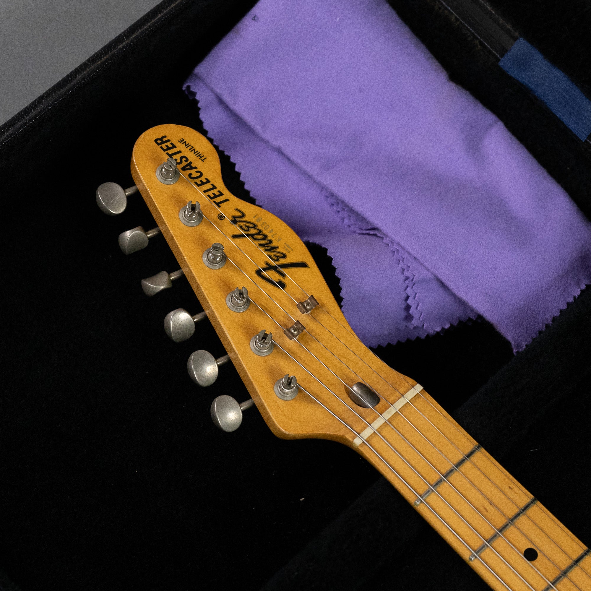 1987 Fender TL-72 Thinline Telecaster (Japan, Natural, HSC)