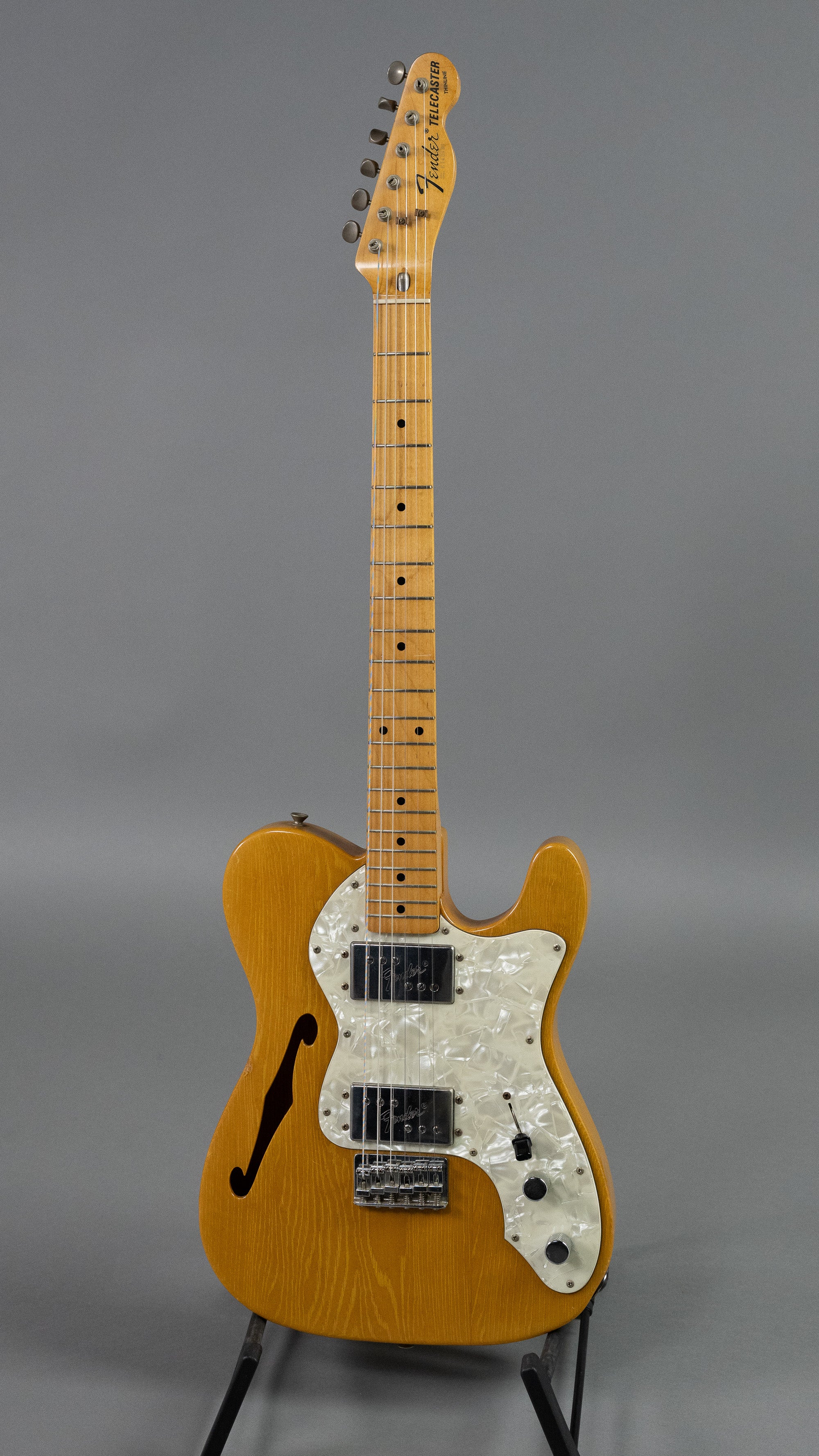 1987 Fender TL-72 Thinline Telecaster (Japan, Natural, HSC)