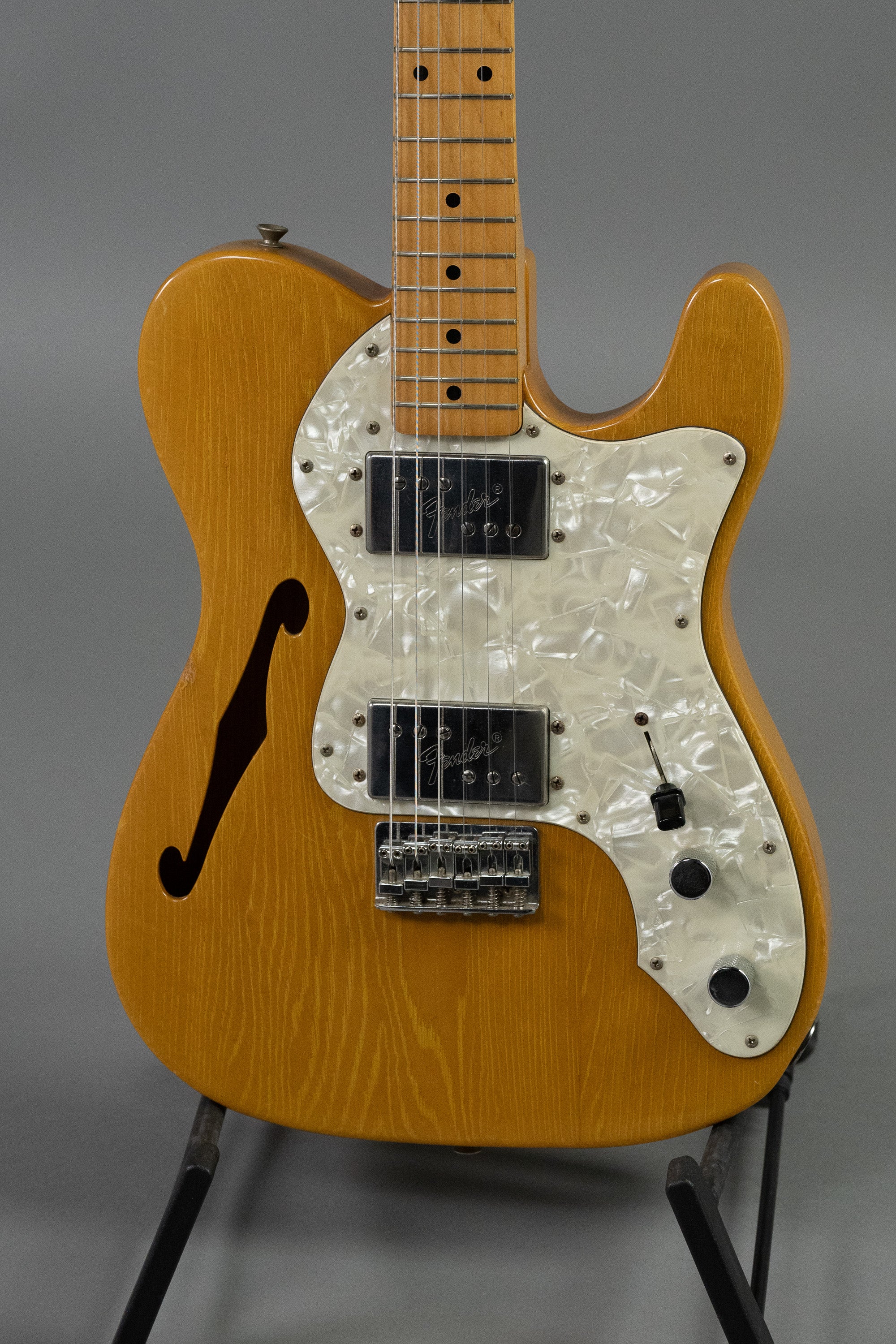 1987 Fender TL-72 Thinline Telecaster (Japan, Natural, HSC)