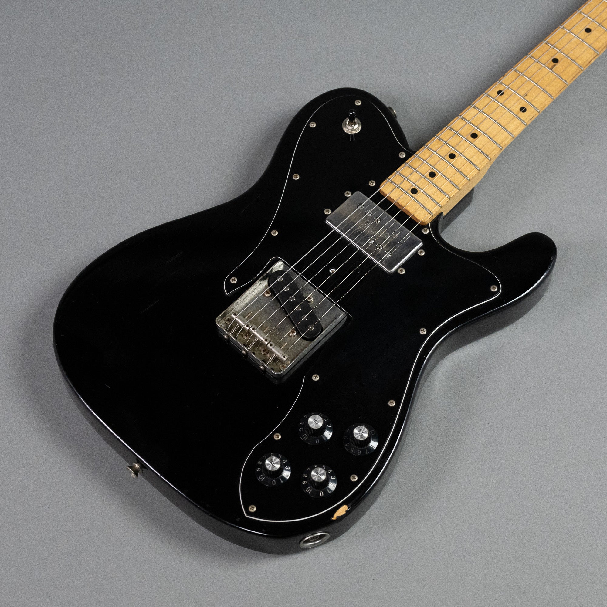 1987 Fender Telecaster Custom (Japan, Black, HSC)