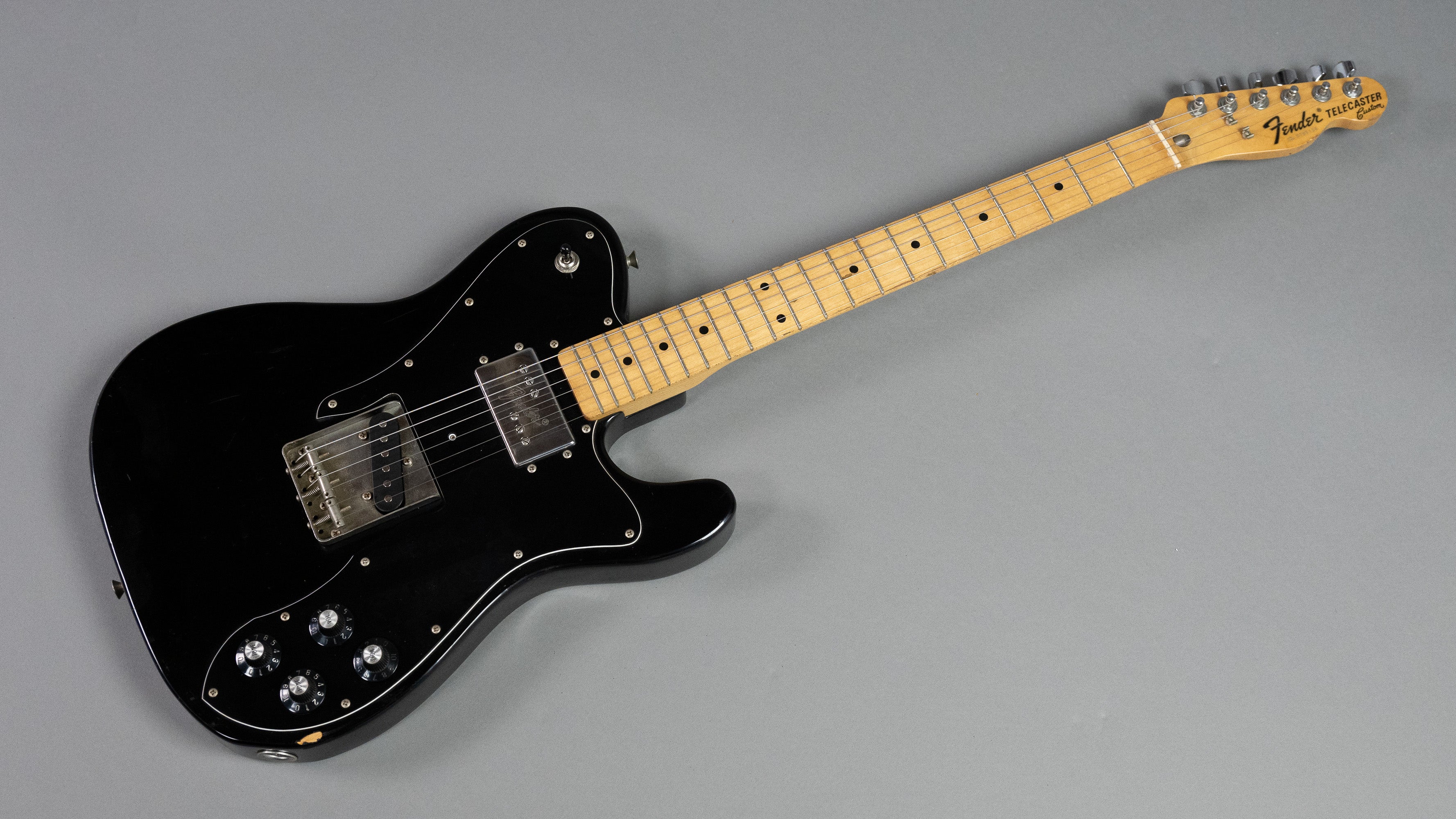 1987 Fender Telecaster Custom (Japan, Black, HSC)