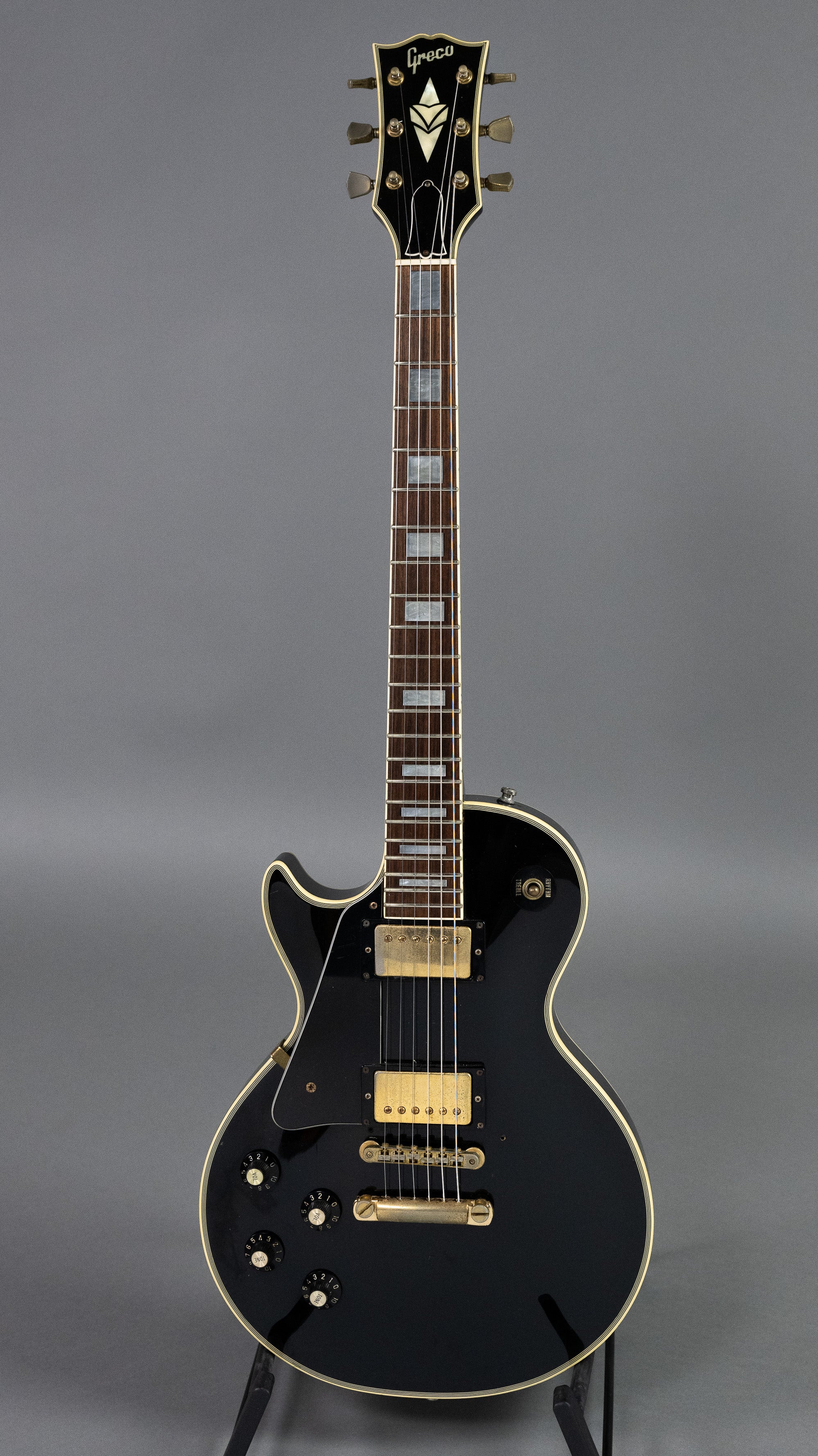 1984 Greco EG-500 LP Custom (Japan, Ebony, Left Handed)