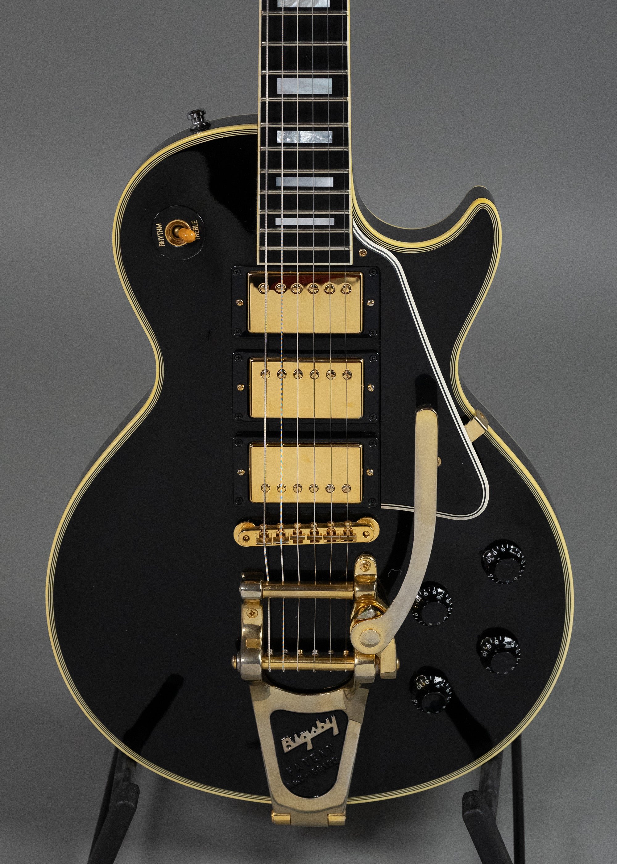 2008 Gibson '57 Custom Shop Les Paul Custom (USA, Black, OHSC)