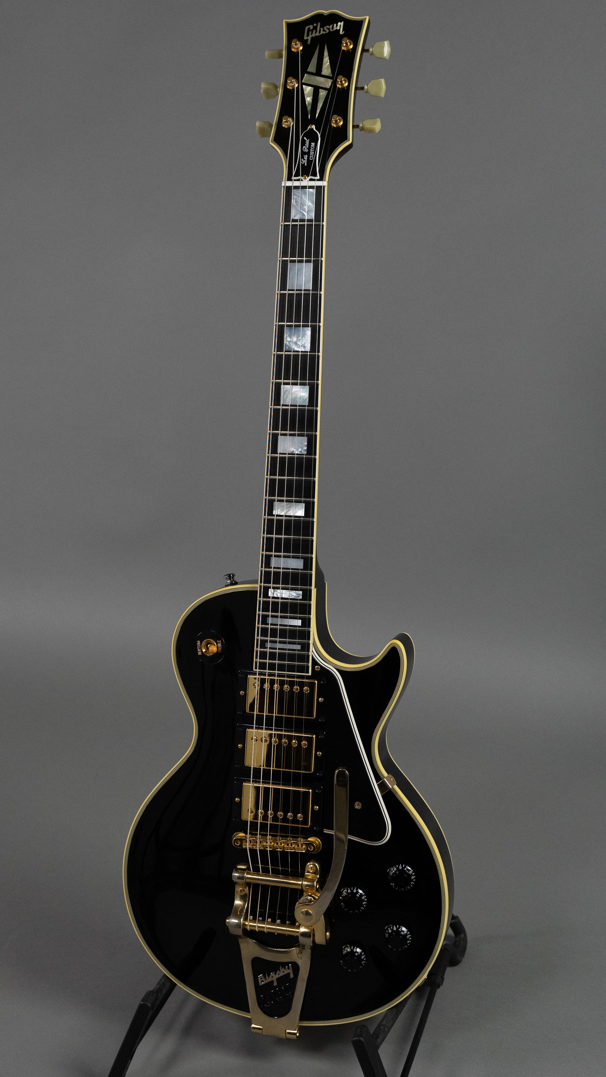 2008 Gibson '57 Custom Shop Les Paul Custom (USA, Black, OHSC)