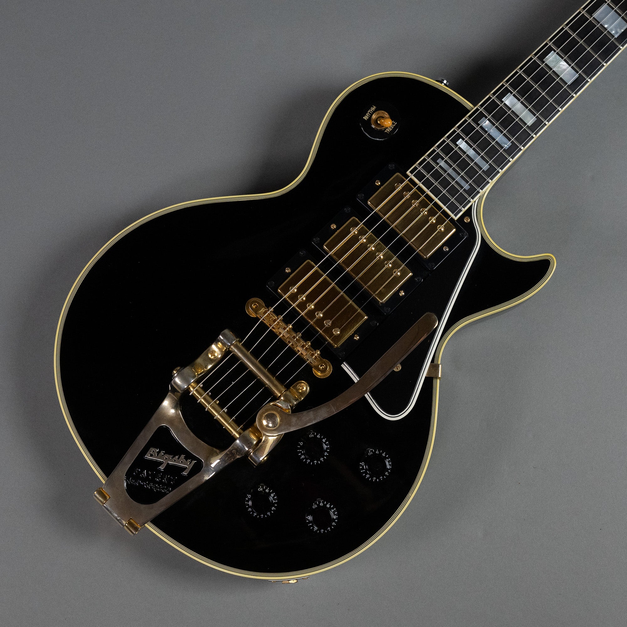 2008 Gibson '57 Custom Shop Les Paul Custom (USA, Black, OHSC)