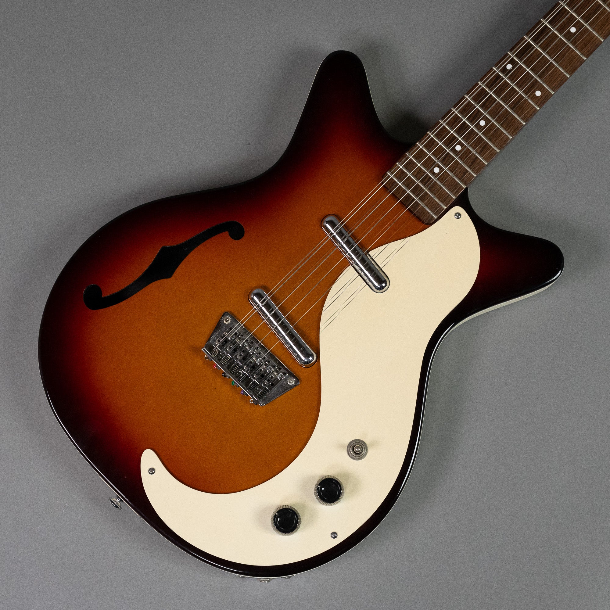 c2010s Danelectro '59 F-hole 12-String (Korea, Cherry Sunburst)