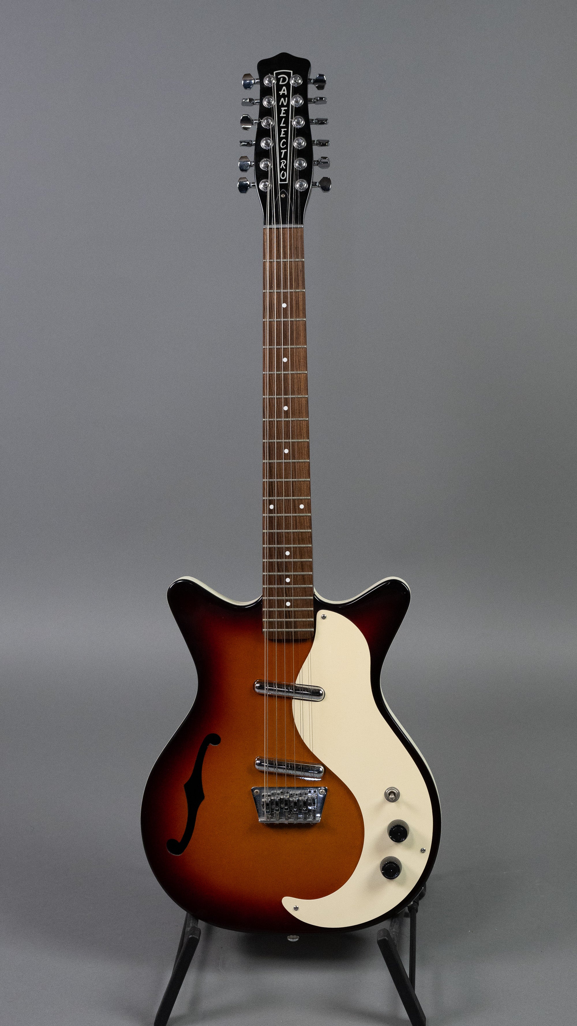 c2010s Danelectro '59 F-hole 12-String (Korea, Cherry Sunburst)