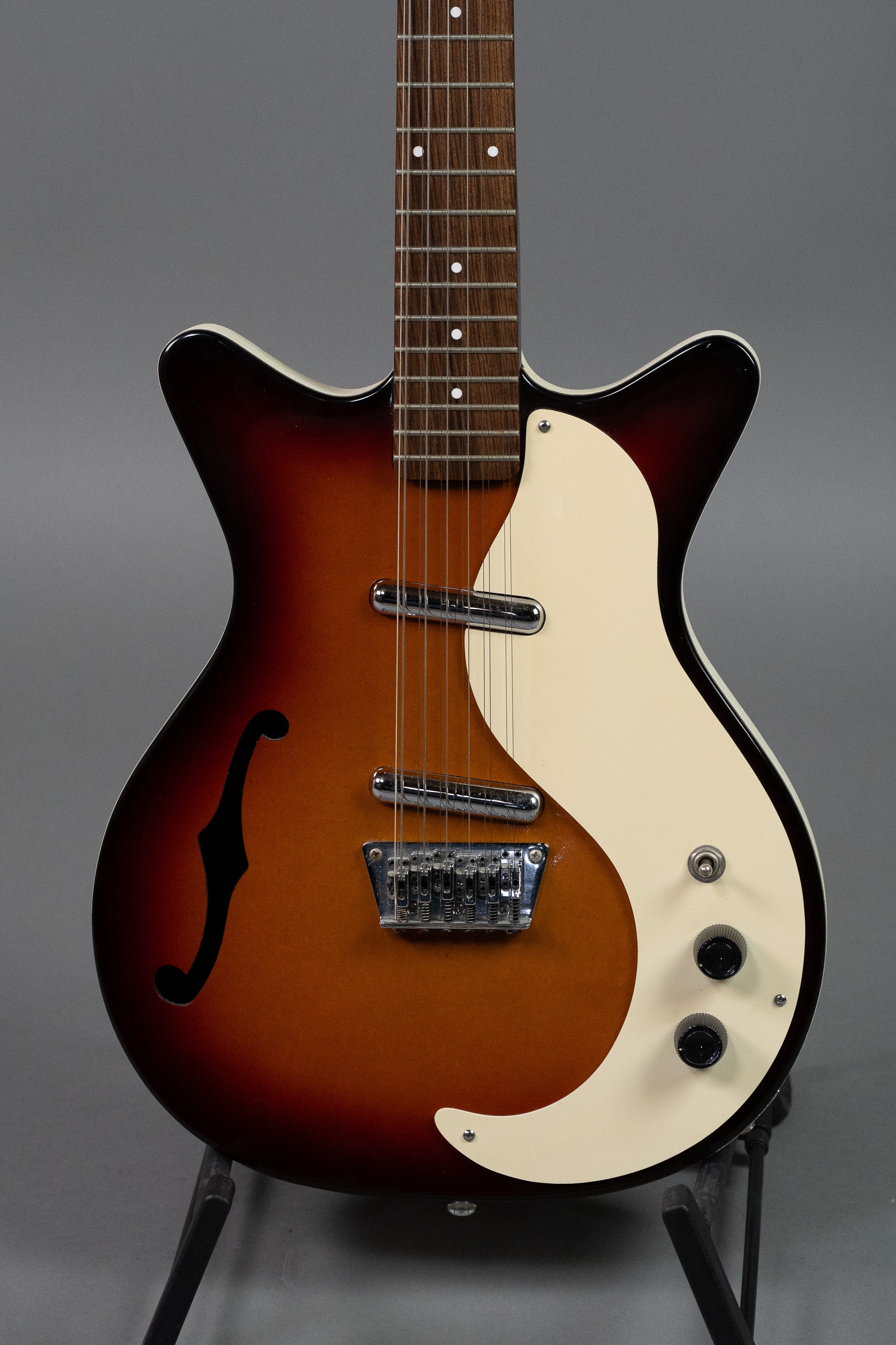 c2010s Danelectro '59 F-hole 12-String (Korea, Cherry Sunburst)