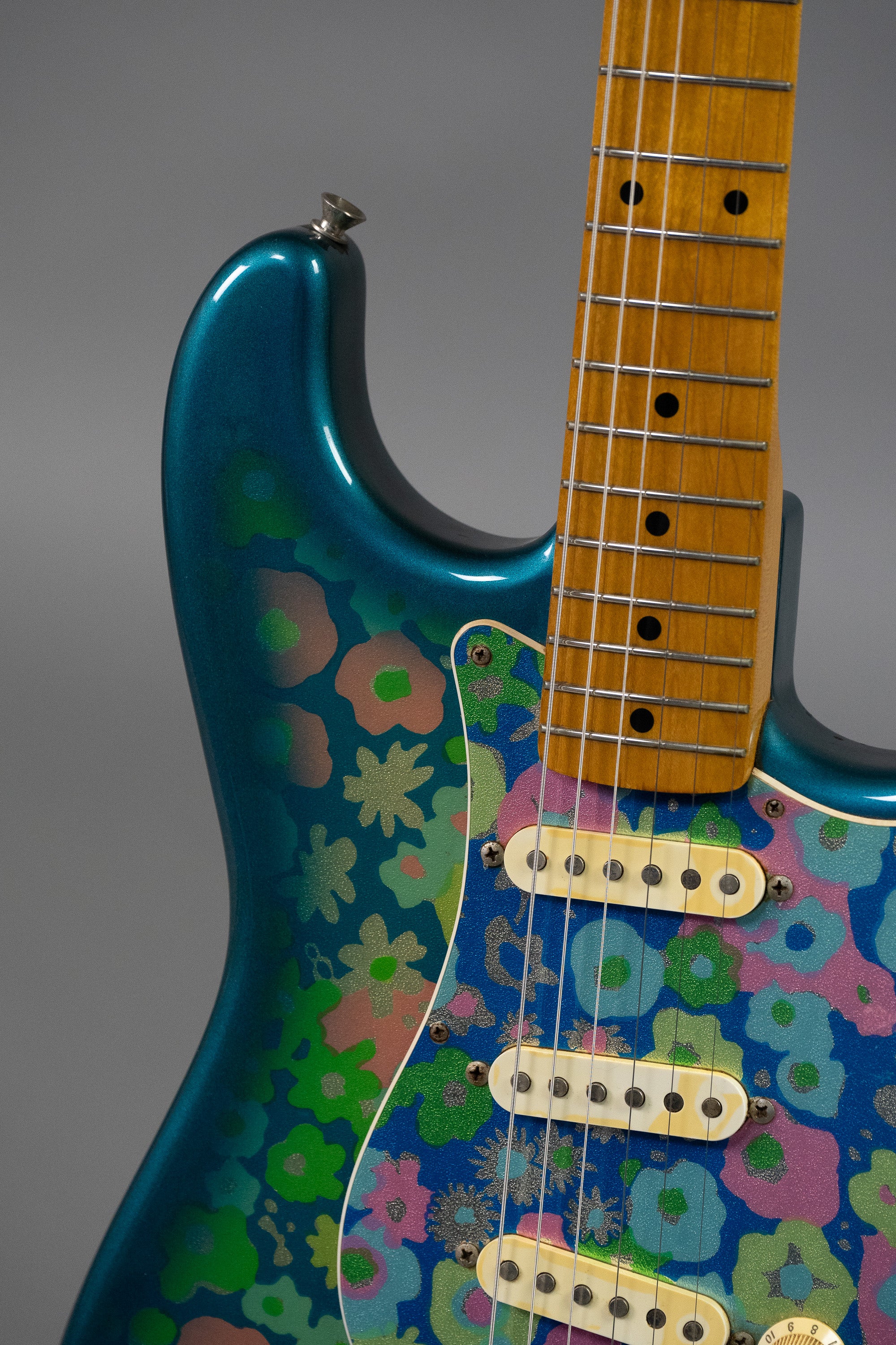 c2004 Fender 'Blue Floral' Stratocaster (Japan, Floral Blue)