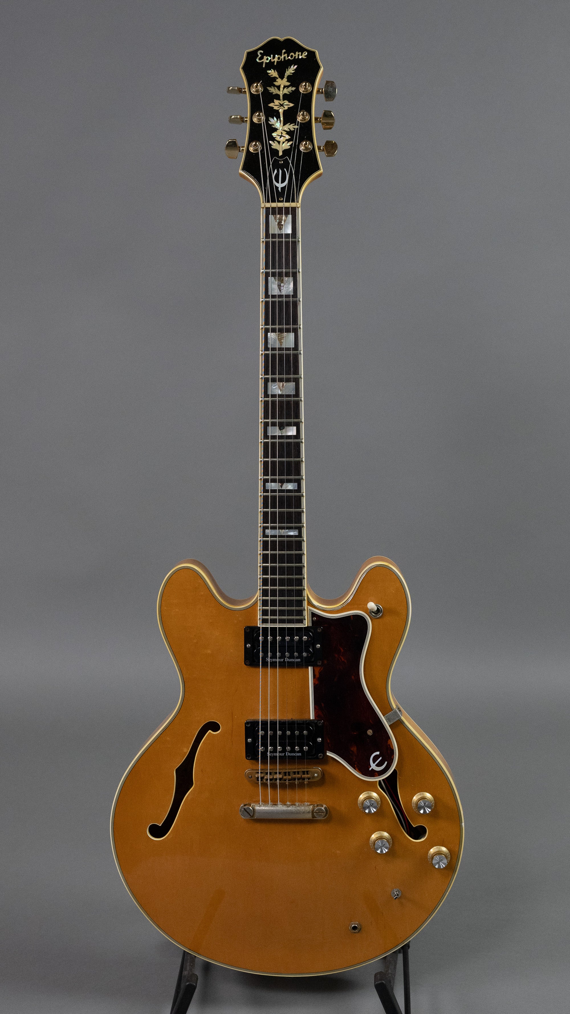 1984 Epiphone Sheraton (Japan, Natural, OHSC)