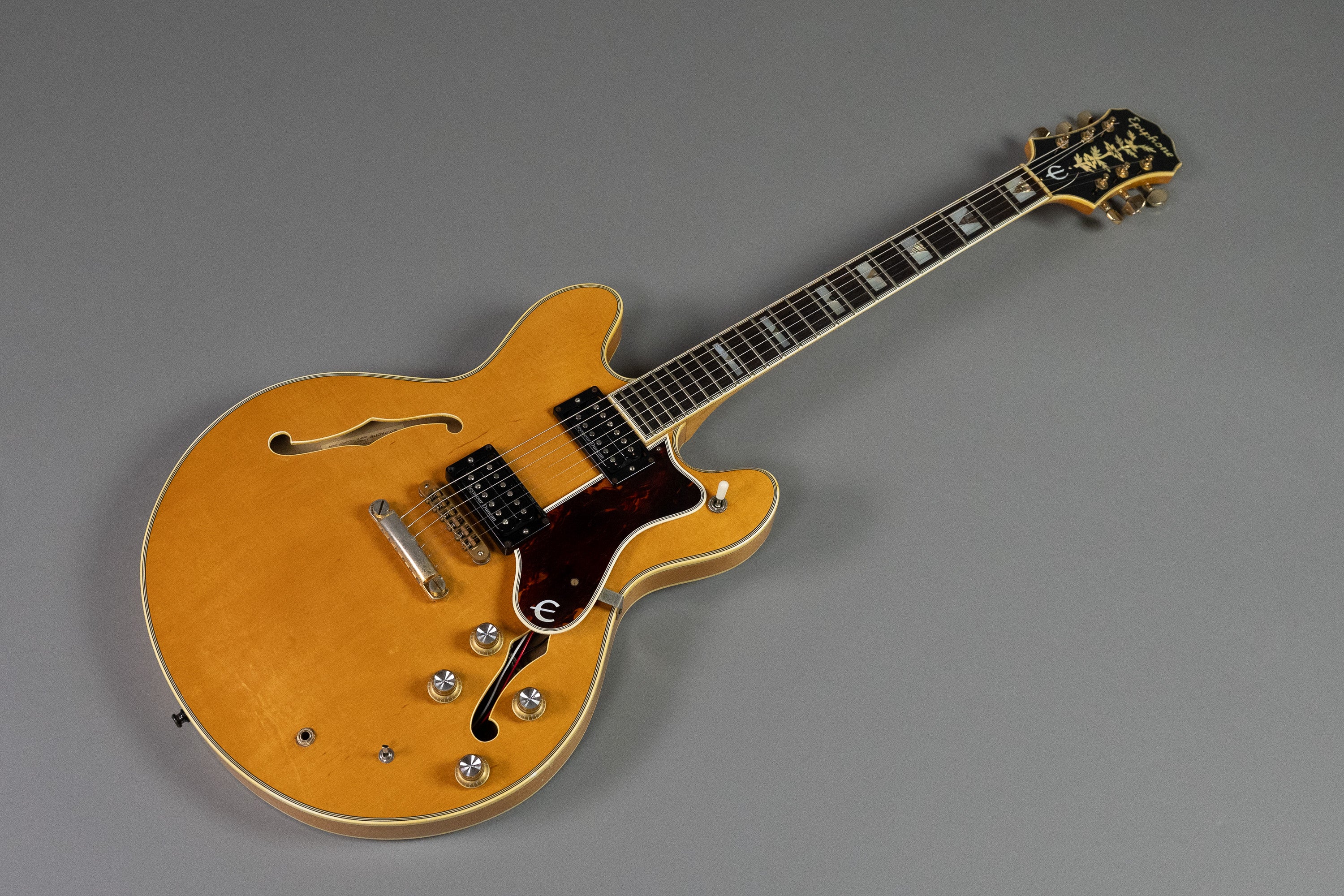 1984 Epiphone Sheraton (Japan, Natural, OHSC)