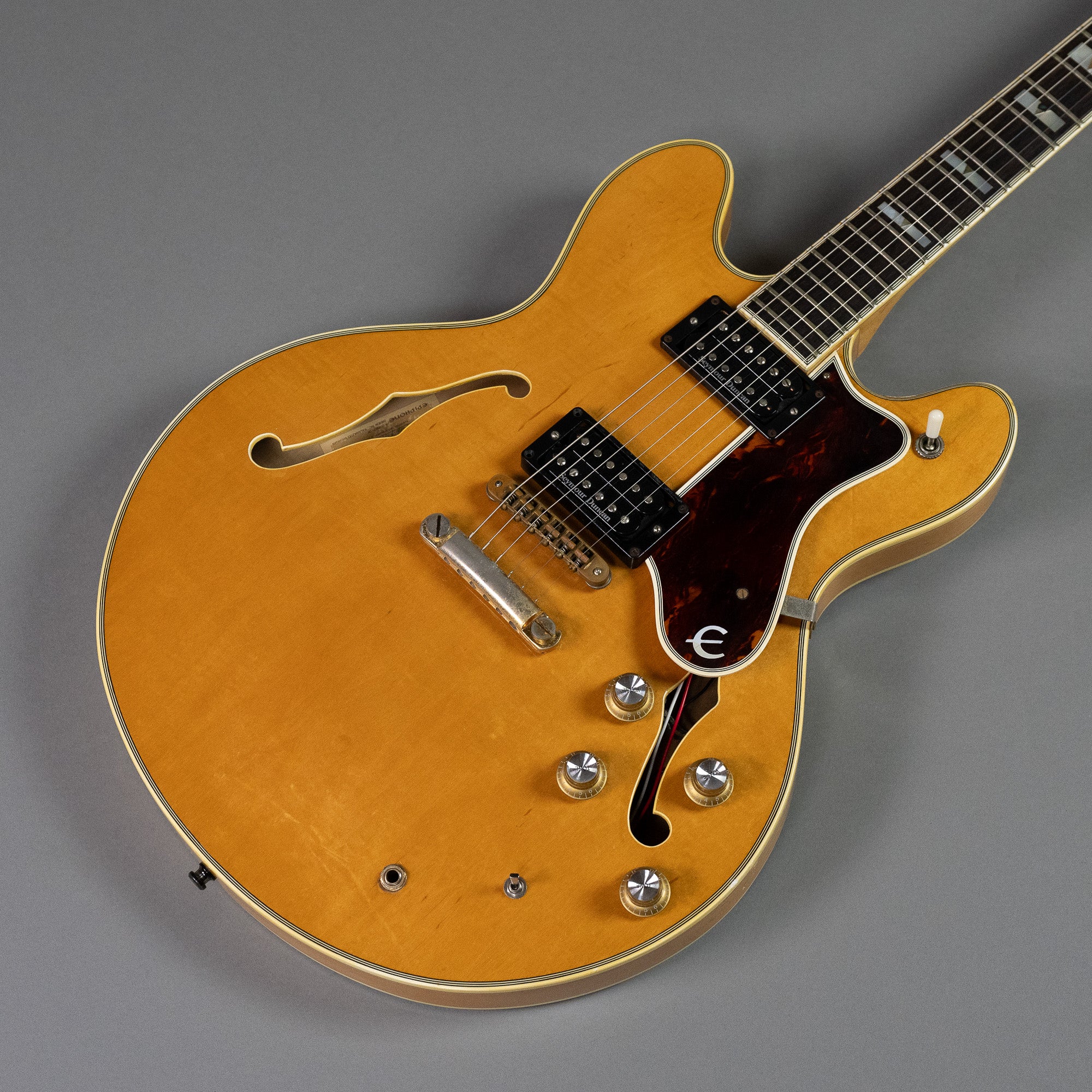 1984 Epiphone Sheraton (Japan, Natural, OHSC)