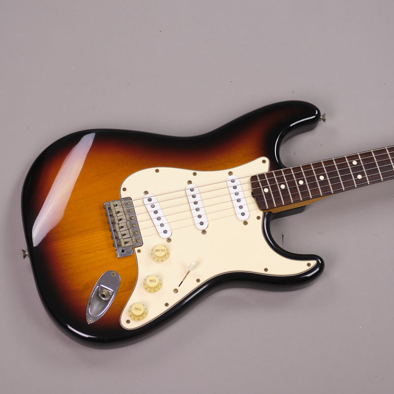 1998 Fender Jimi Hendrix Voodoo Stratocaster (USA, Sunburst, OHSC)