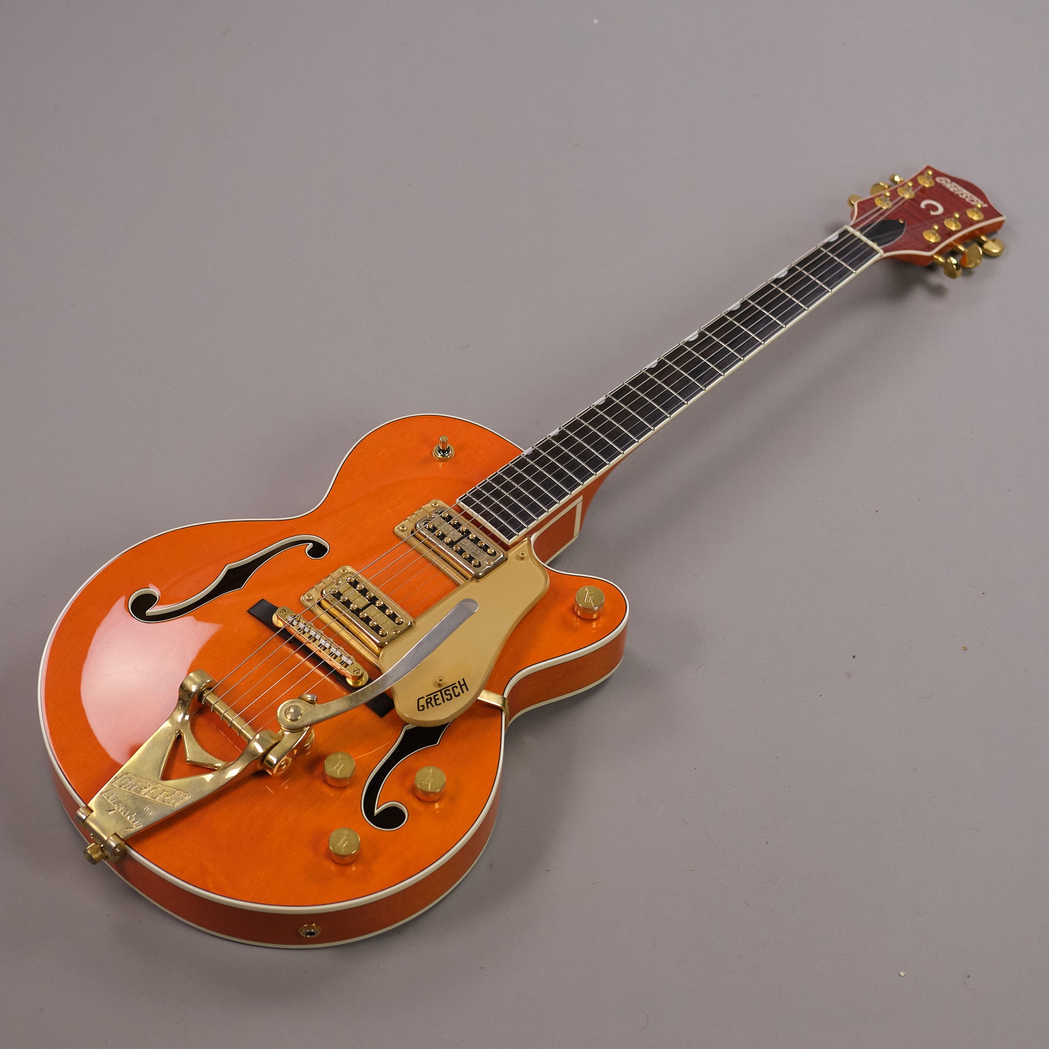 c2000s Gretsch G6120-JR2 Nashville Junior (Japan, Orange Stain, OHSC)