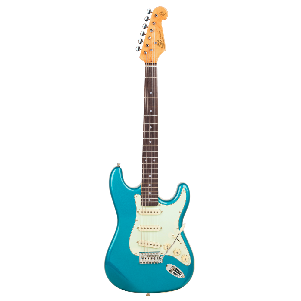 SX VES34LPB 3/4 Size Vintage Style Electric Guitar  (Lake Placid Blue)