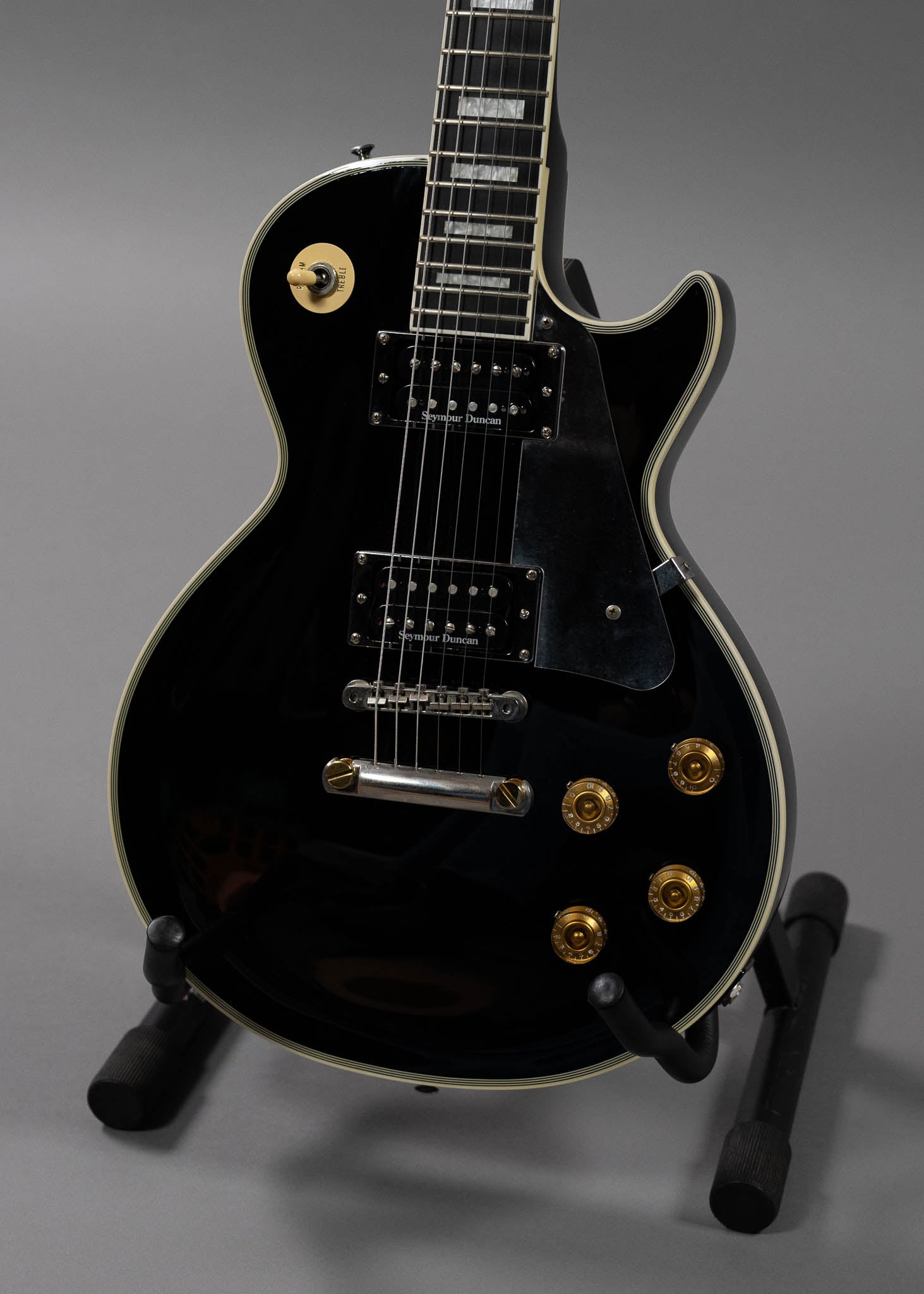 2004 Edwards John Sykes E-LP-130CD (Japan, Black, Gig Bag)