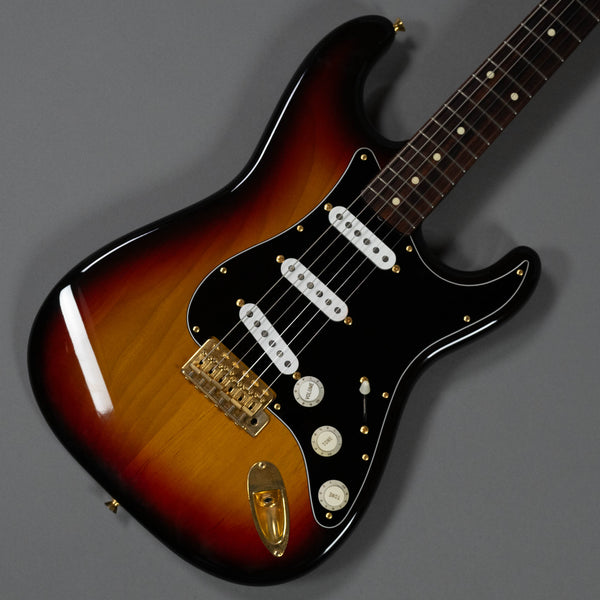 1997 Fender ST-62G-80TX Stratocaster (Japan, Sunburst, Gold