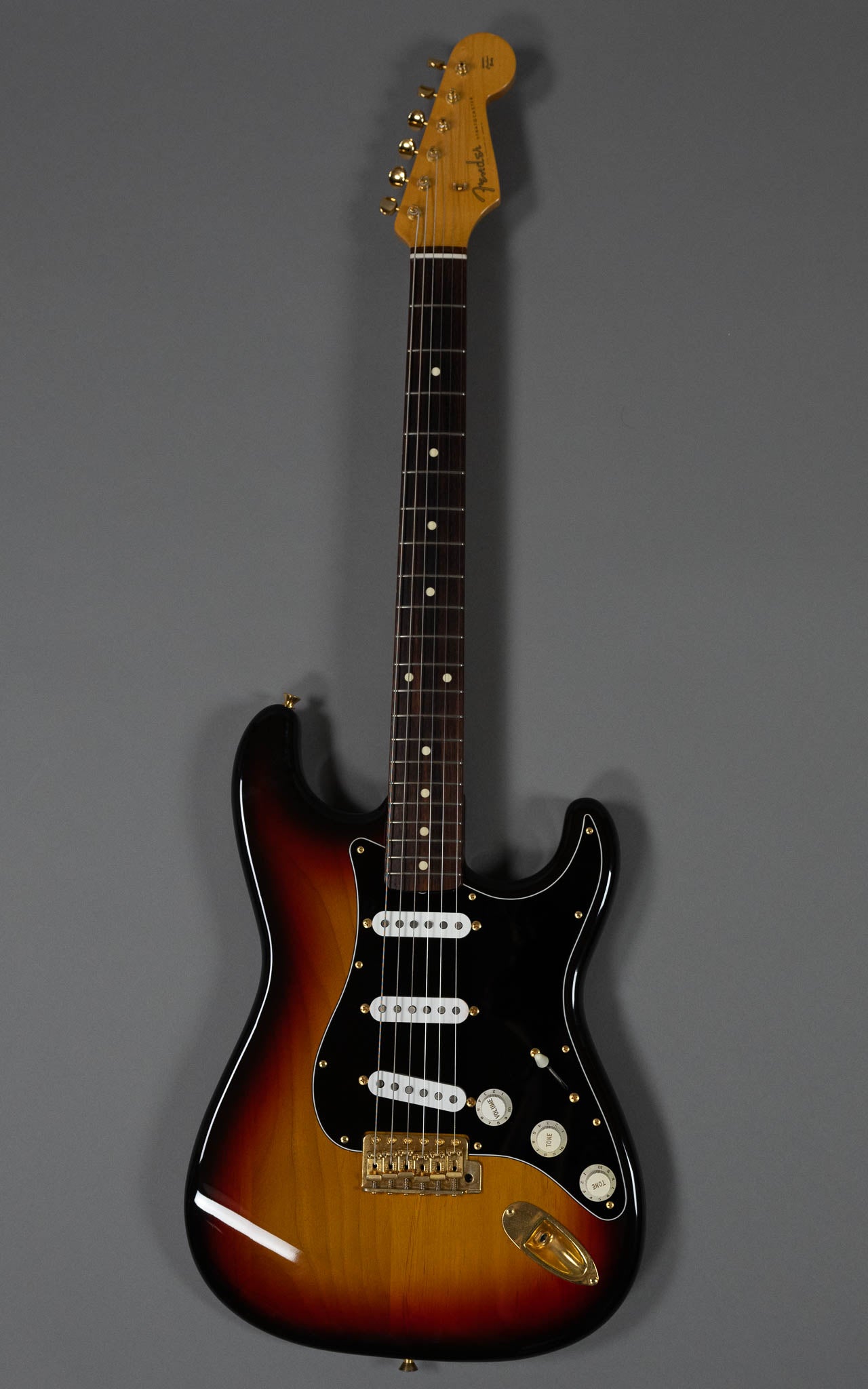 1997 Fender ST-62G-80TX Stratocaster (Japan, Sunburst, Gold