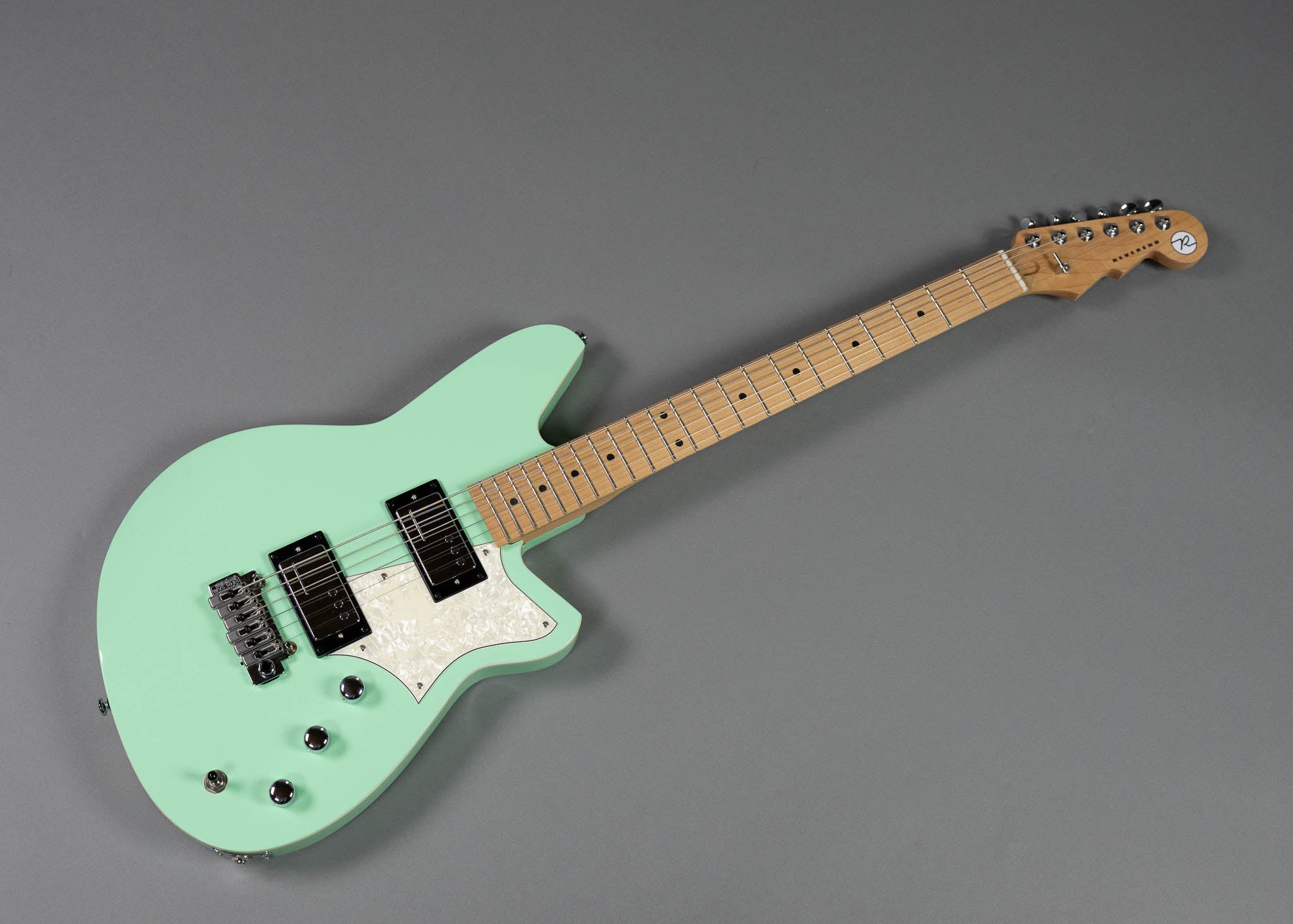 c2023 Reverend Descent W Baritone Electric (Korea, Sea Foam Green)