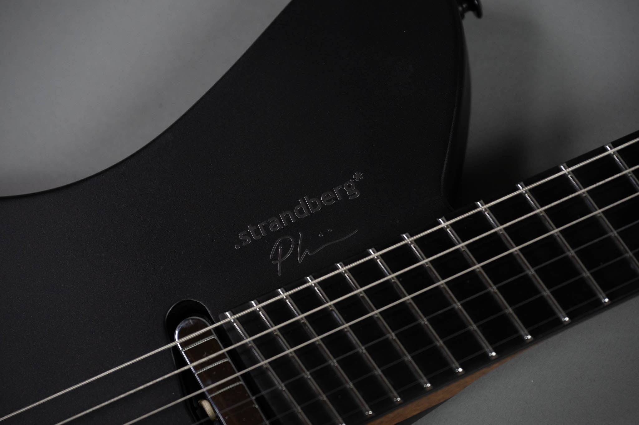 c2023 Strandberg Plini Salen NX6 Trem (Satin Black, Original Bag)