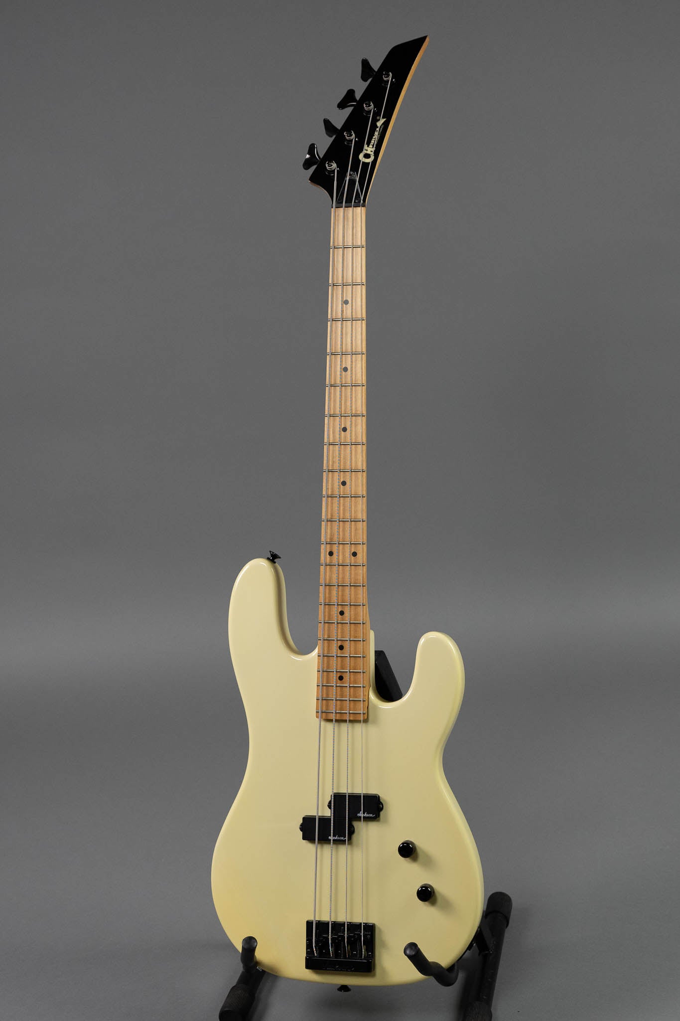 c1989 Charvel Jackson Model 1B Bass (Japan, Aged White)