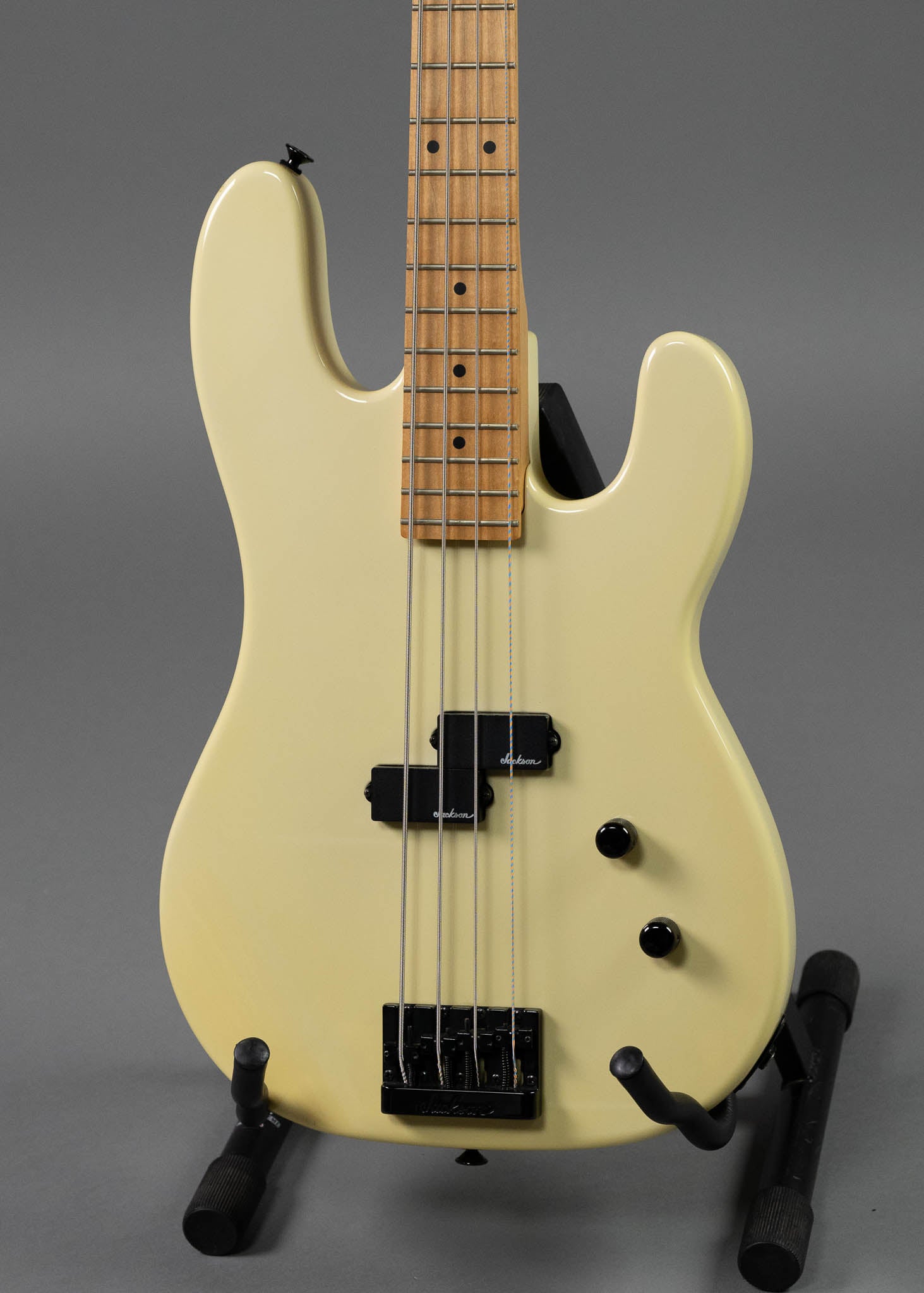 c1989 Charvel Jackson Model 1B Bass (Japan, Aged White)