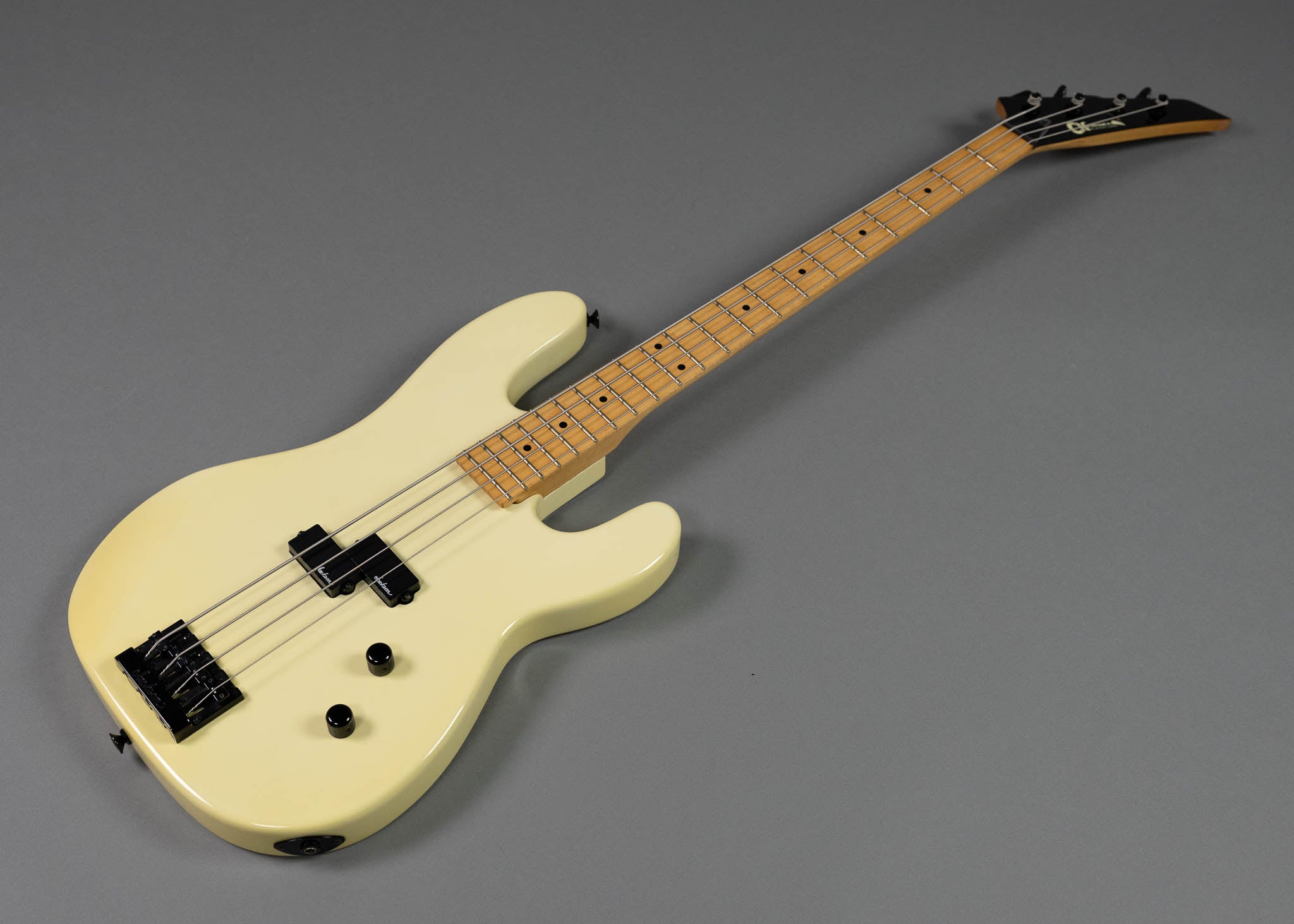 c1989 Charvel Jackson Model 1B Bass (Japan, Aged White)