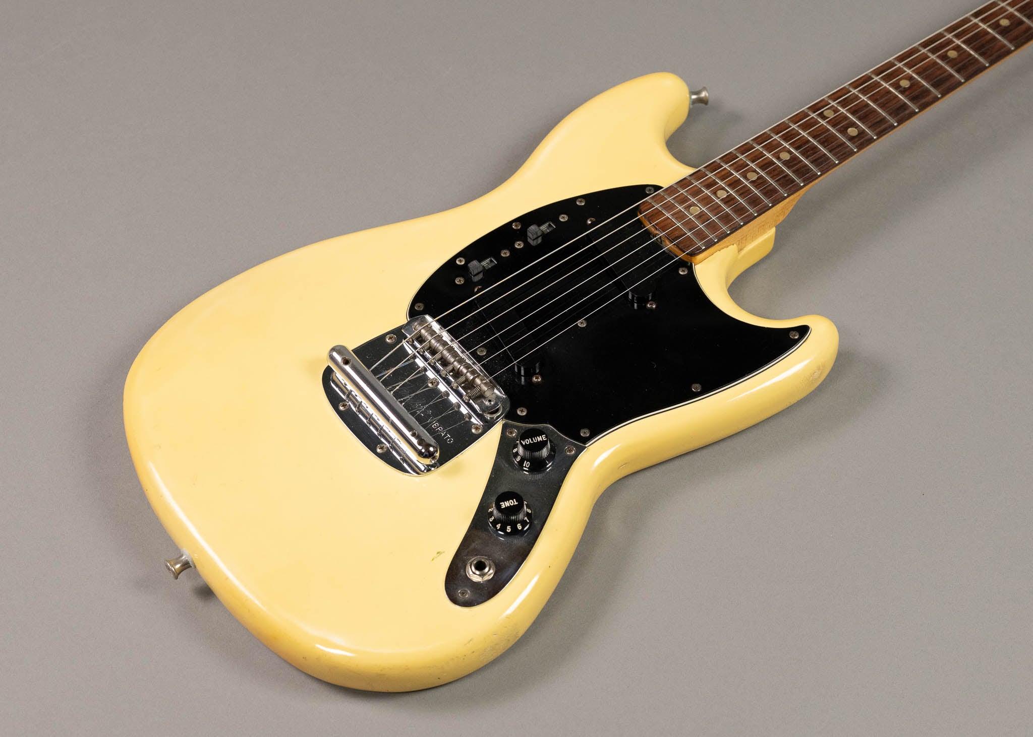 1978 Fender Mustang (USA, Olympic White, OHSC)