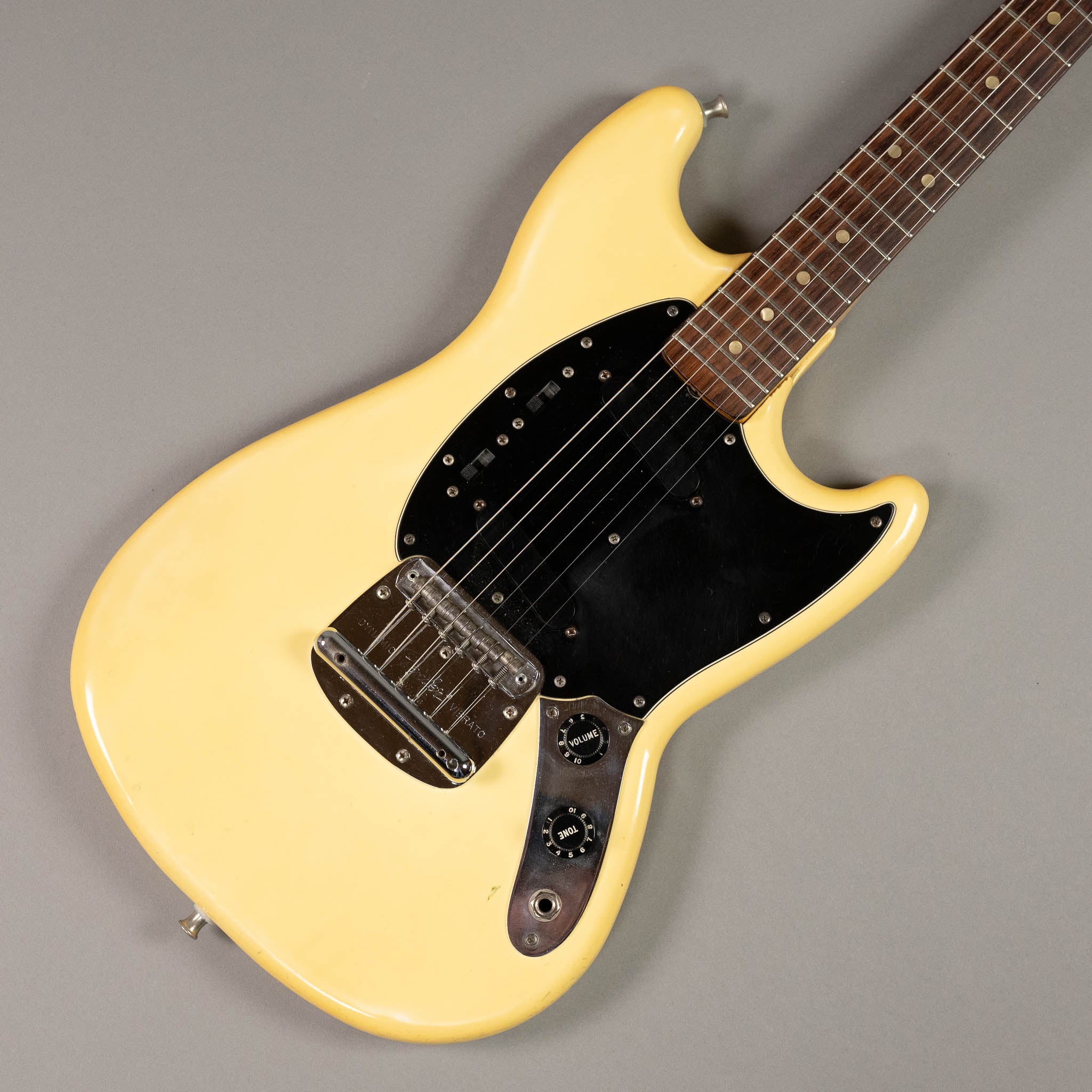 1978 Fender Mustang (USA, Olympic White, OHSC)