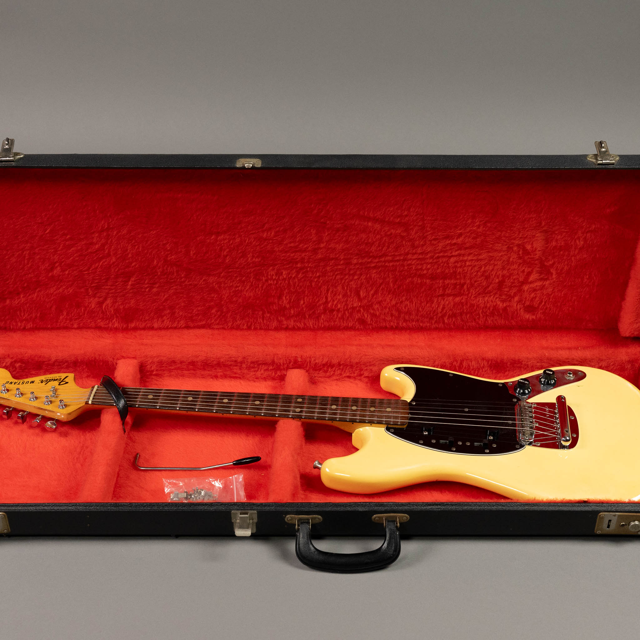 1978 Fender Mustang (USA, Olympic White, OHSC)