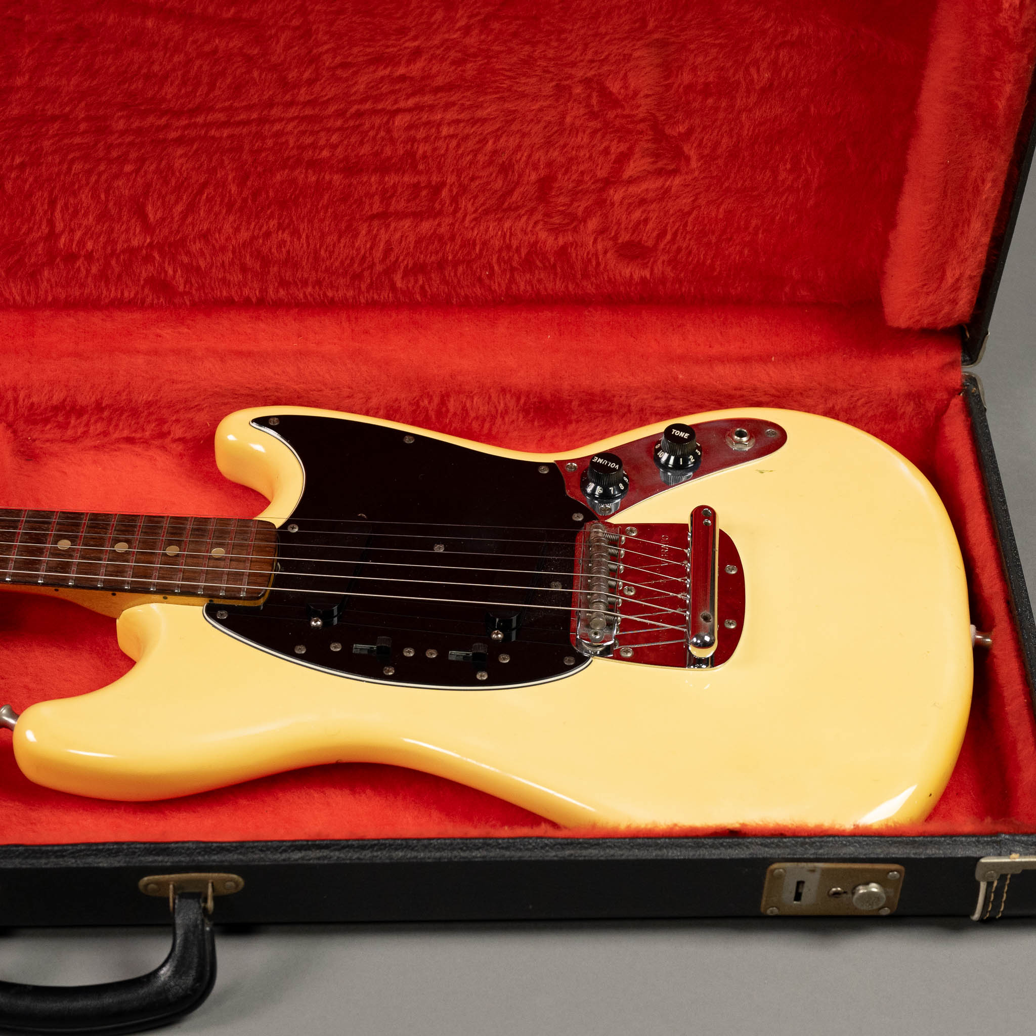 1978 Fender Mustang (USA, Olympic White, OHSC)