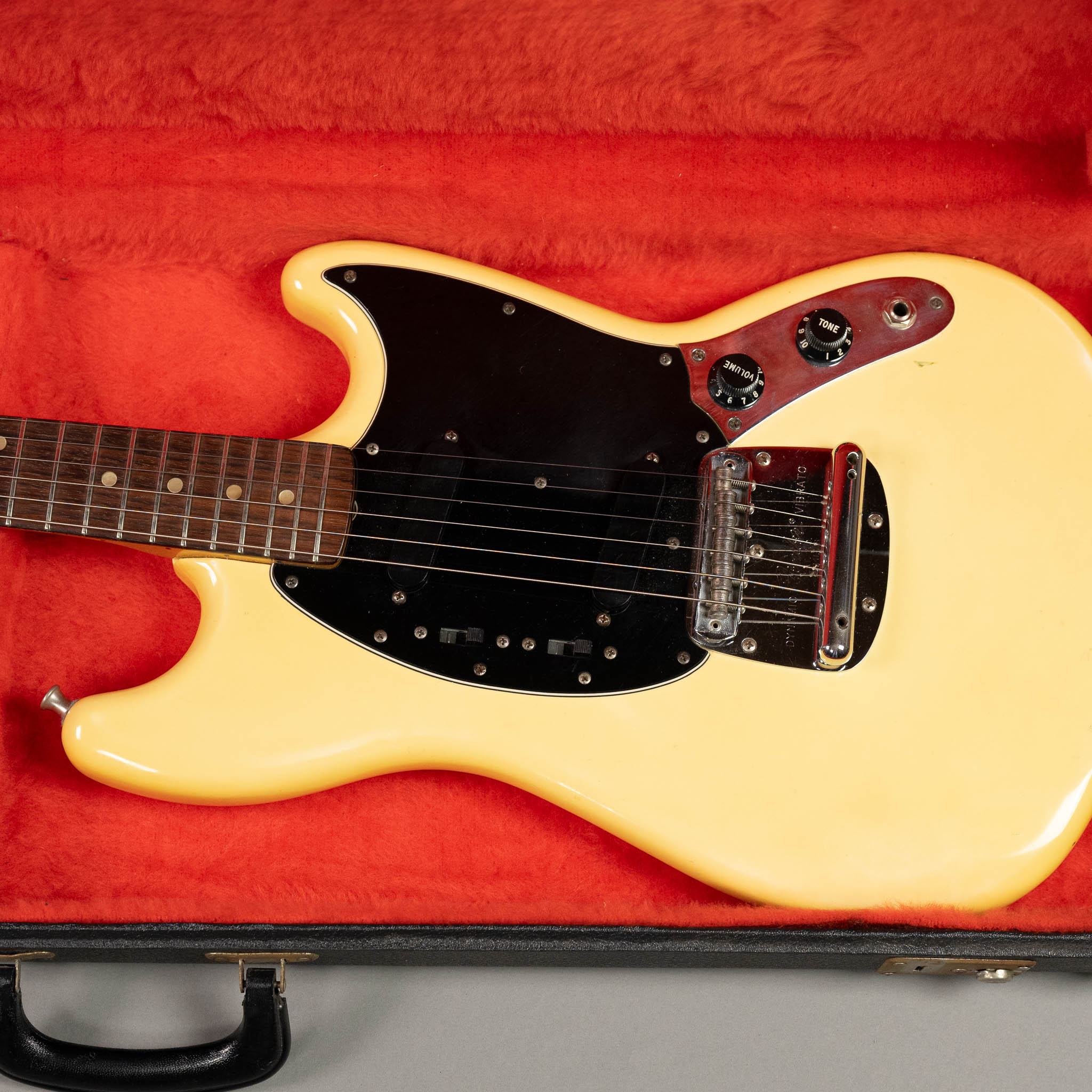 Fender USA Mustang 1978 OW 70’sヴィンテージ 1978 Fender Mustang Natural/Rose - ヴィンテージギター買取り