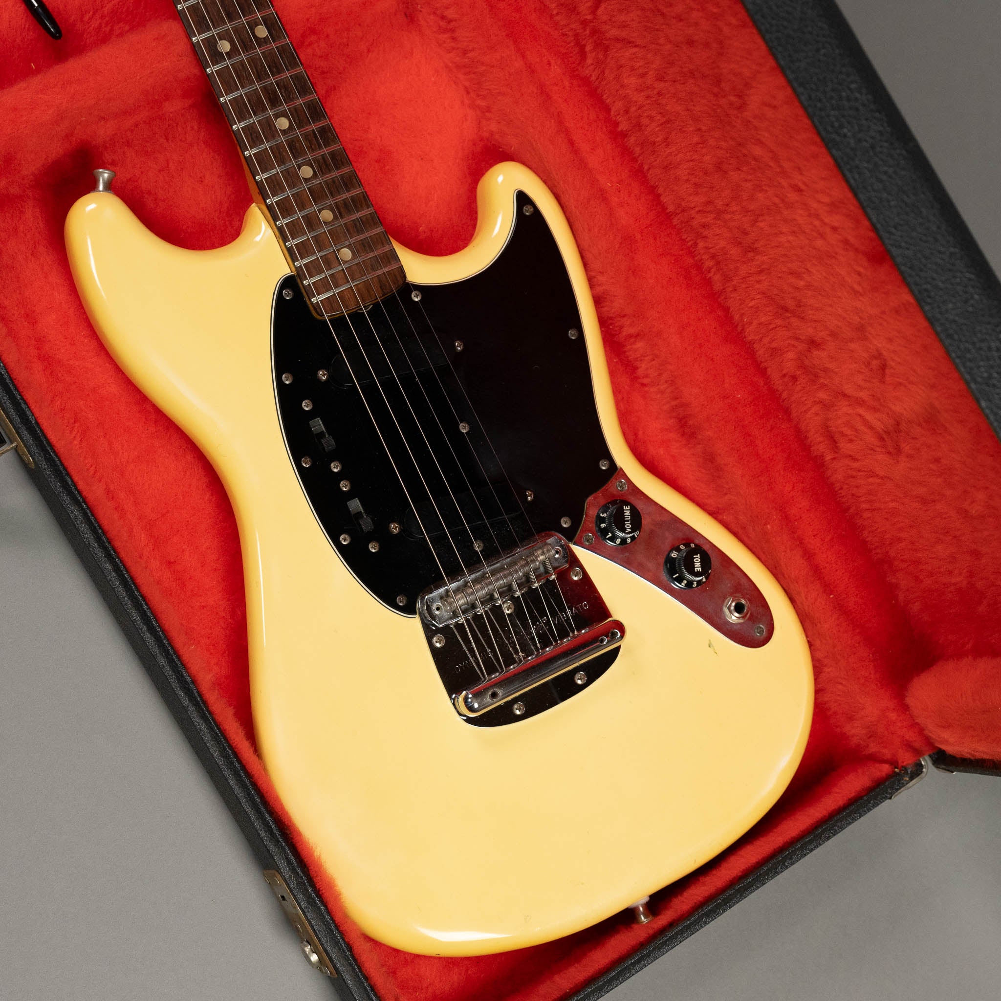 1978 Fender Mustang (USA, Olympic White, OHSC)