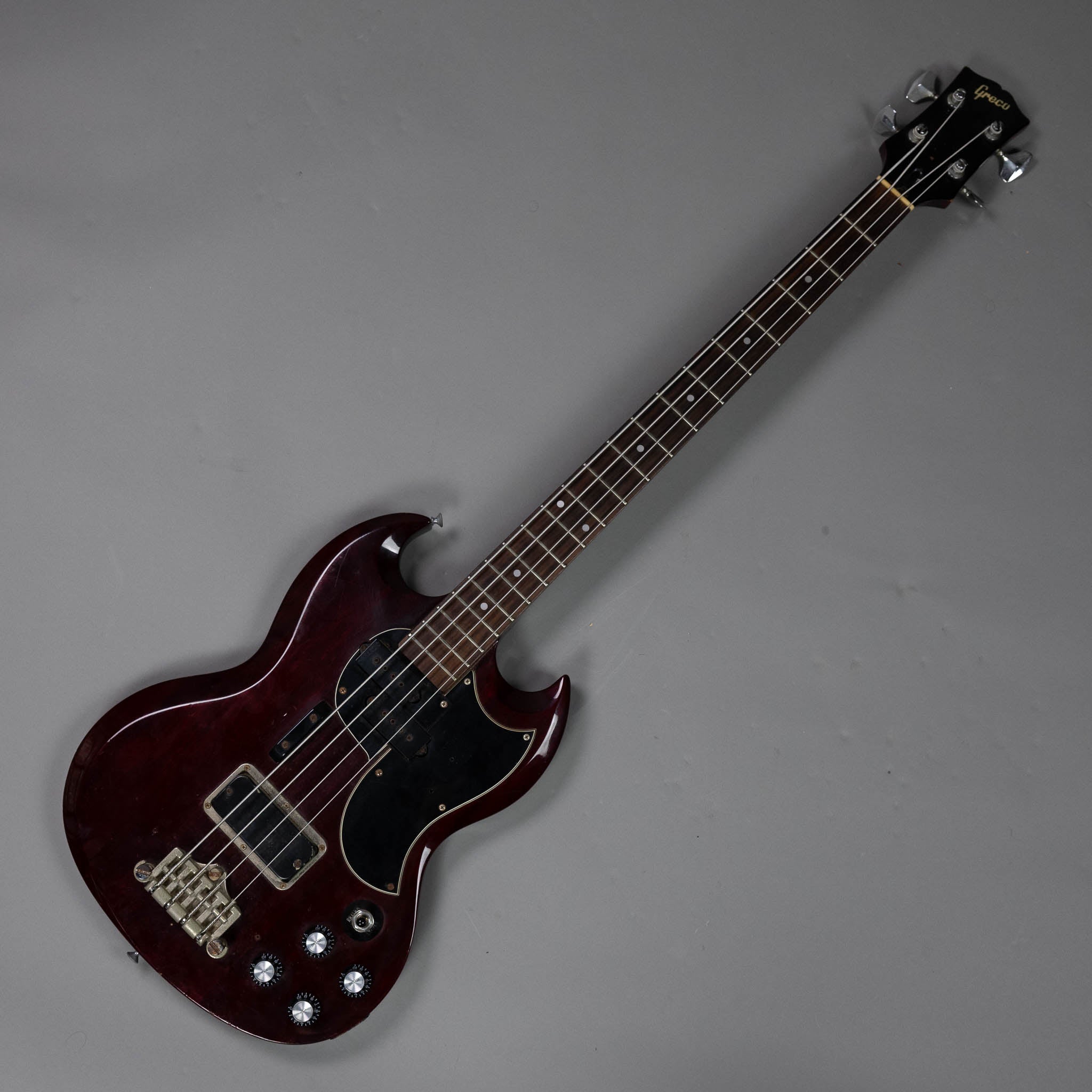 1987 Greco SG Bass (Japan, Cherry)