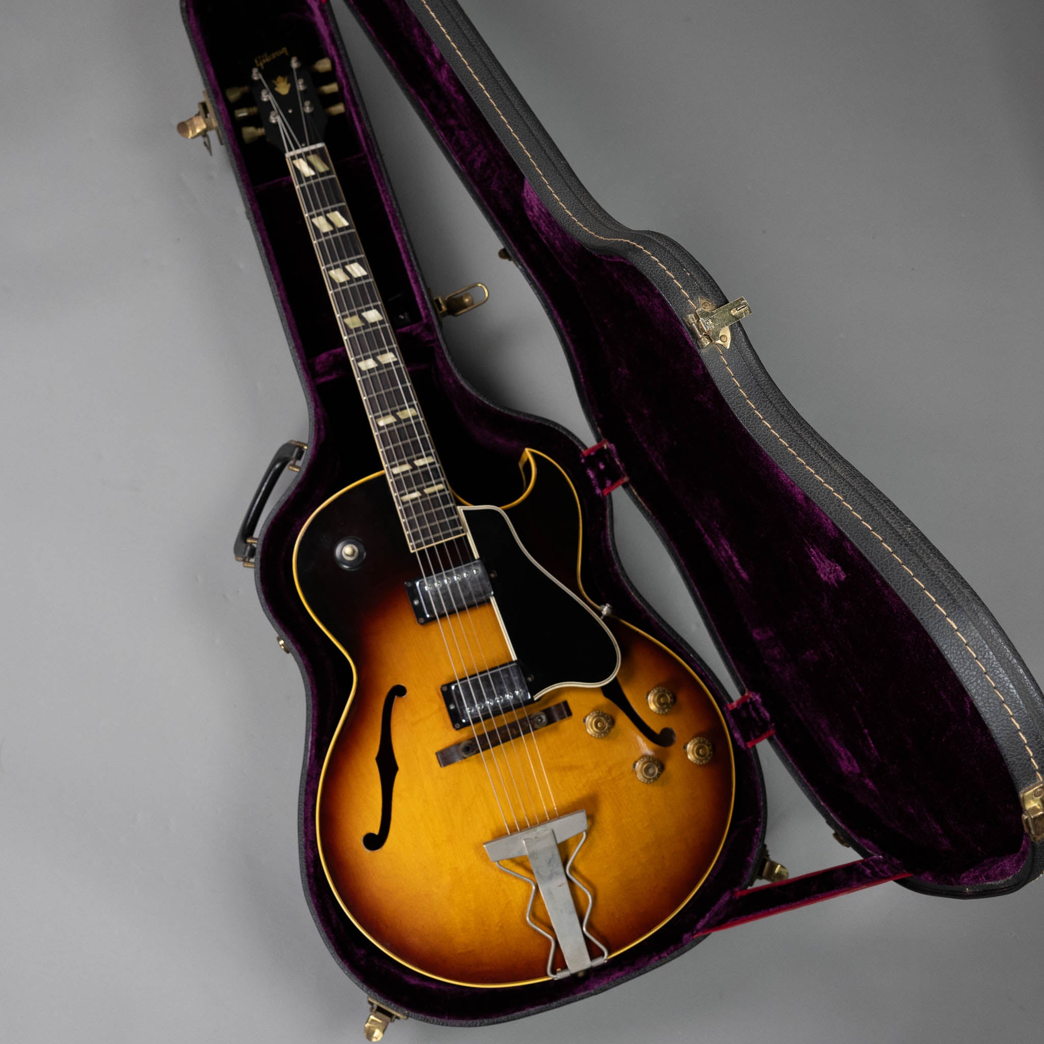 1965 Gibson ES-175D (Wide Nut, USA, Sunburst, OHSC)