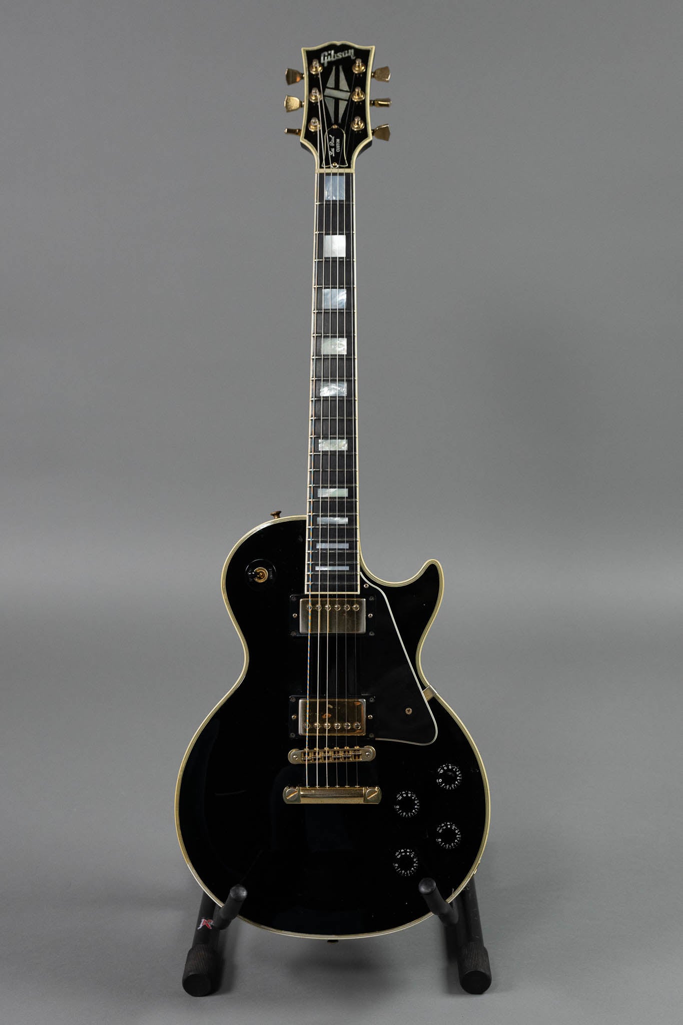 1990 Gibson Les Paul Custom (USA, Ebony, OHSC)