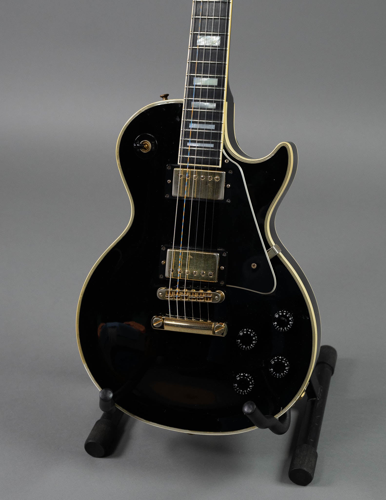 1990 Gibson Les Paul Custom (USA, Ebony, OHSC)