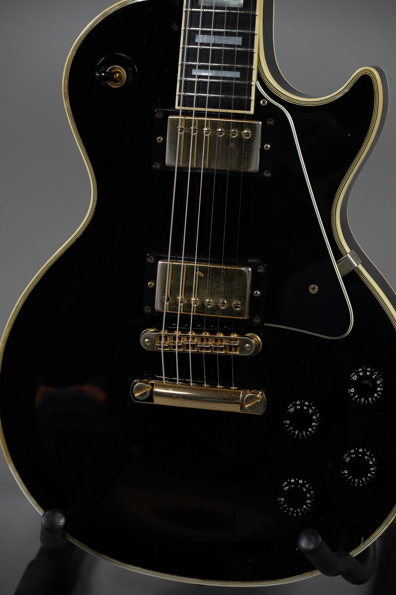 1990 Gibson Les Paul Custom (USA, Ebony, OHSC)