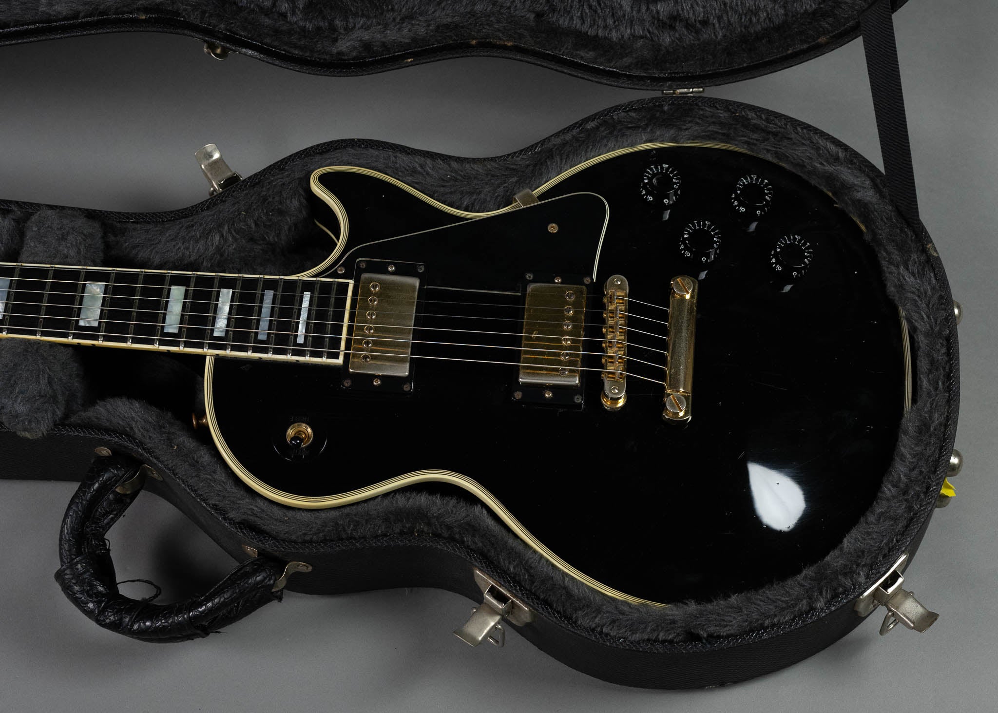 1990 Gibson Les Paul Custom (USA, Ebony, OHSC)